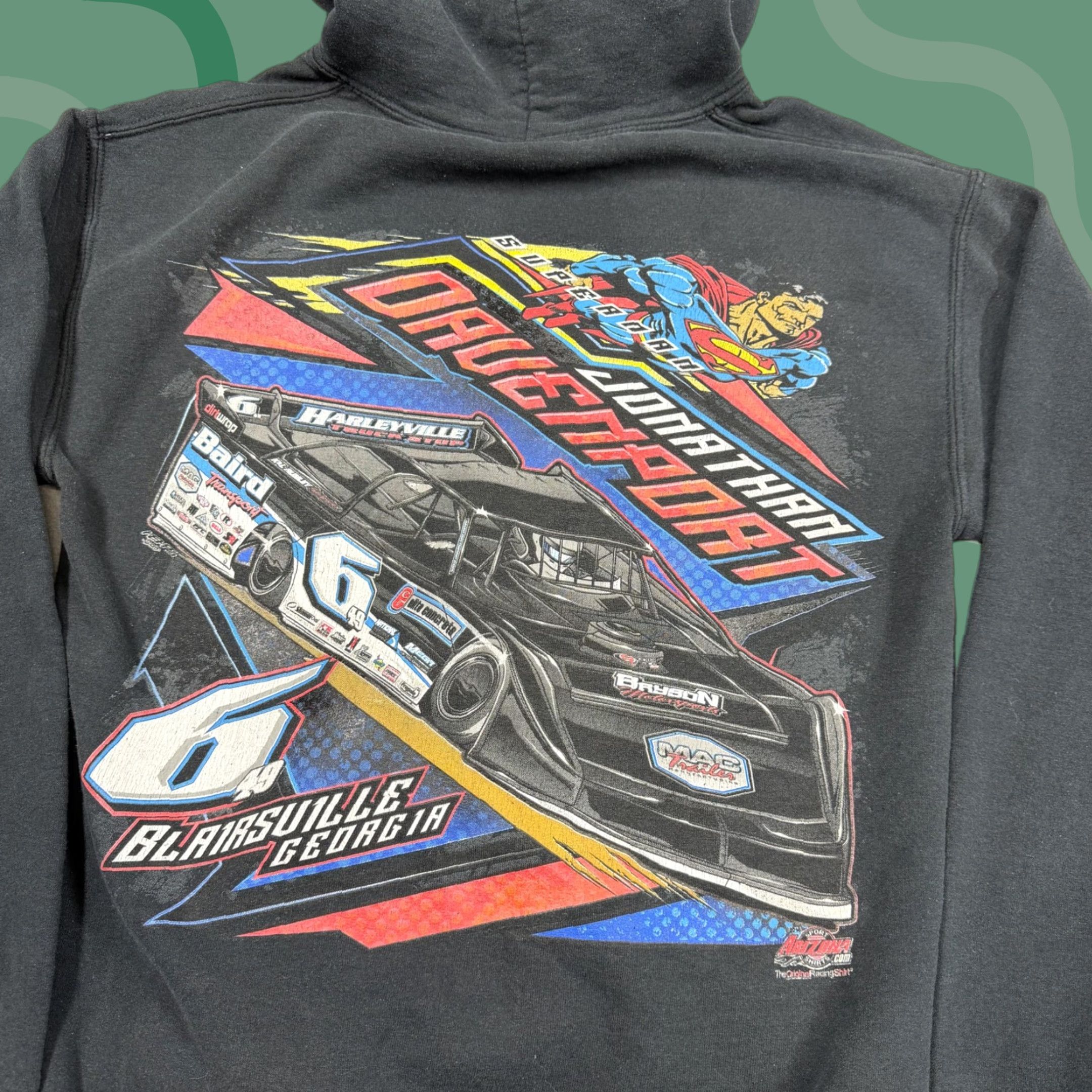 Vintage Superman Hoodie Mens Small Black Fleece Graphic Print Pockets Crew Neck Sweatshirt Size US S / EU 44-46 / 1 - 1 Thumbnail