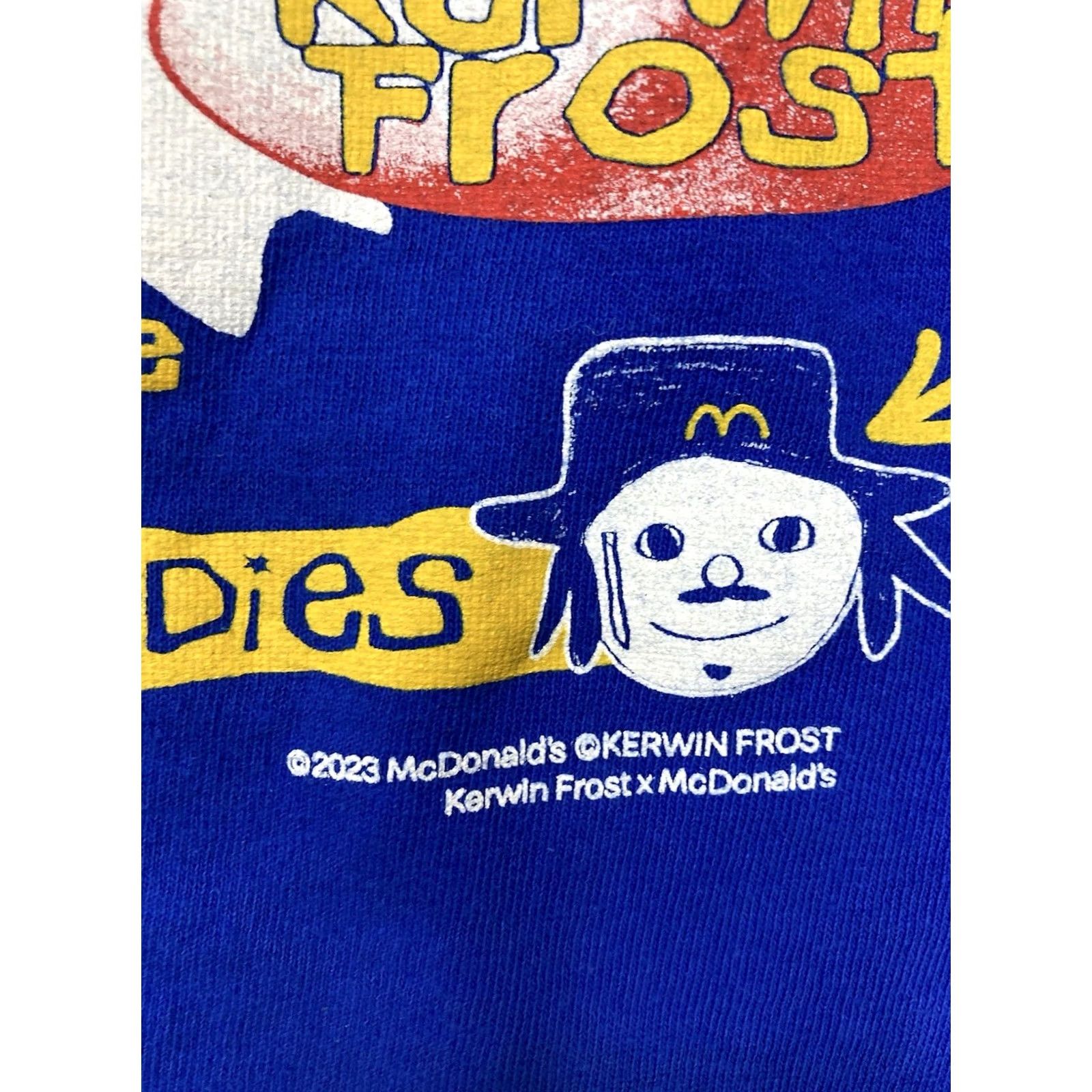 Delta Mcdonald's Kerwin Frost Mcnugget Graphic T-shirt Women Large Blue Short Sleeve Size L / US 10 / IT 46 - 5 Thumbnail