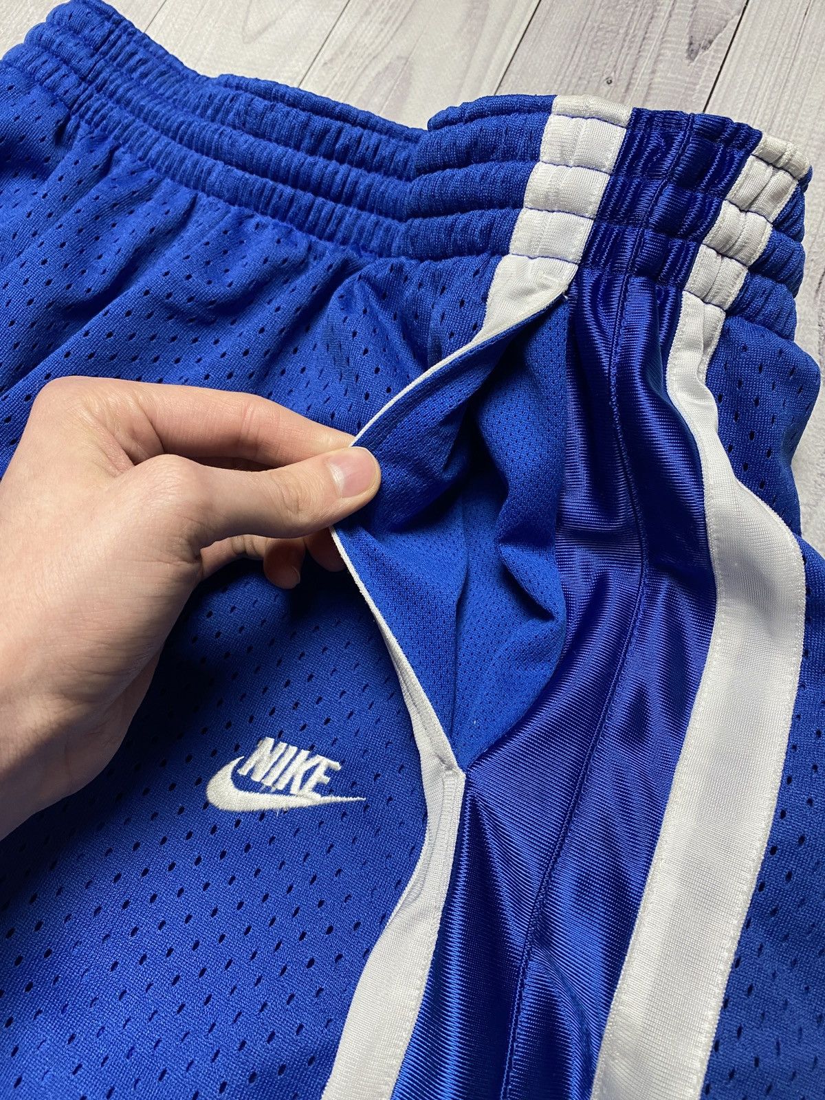 Nike Vintage Nike drill pants net breathable baggy sweatpants L Size US 36 / EU 52 - 4 Thumbnail