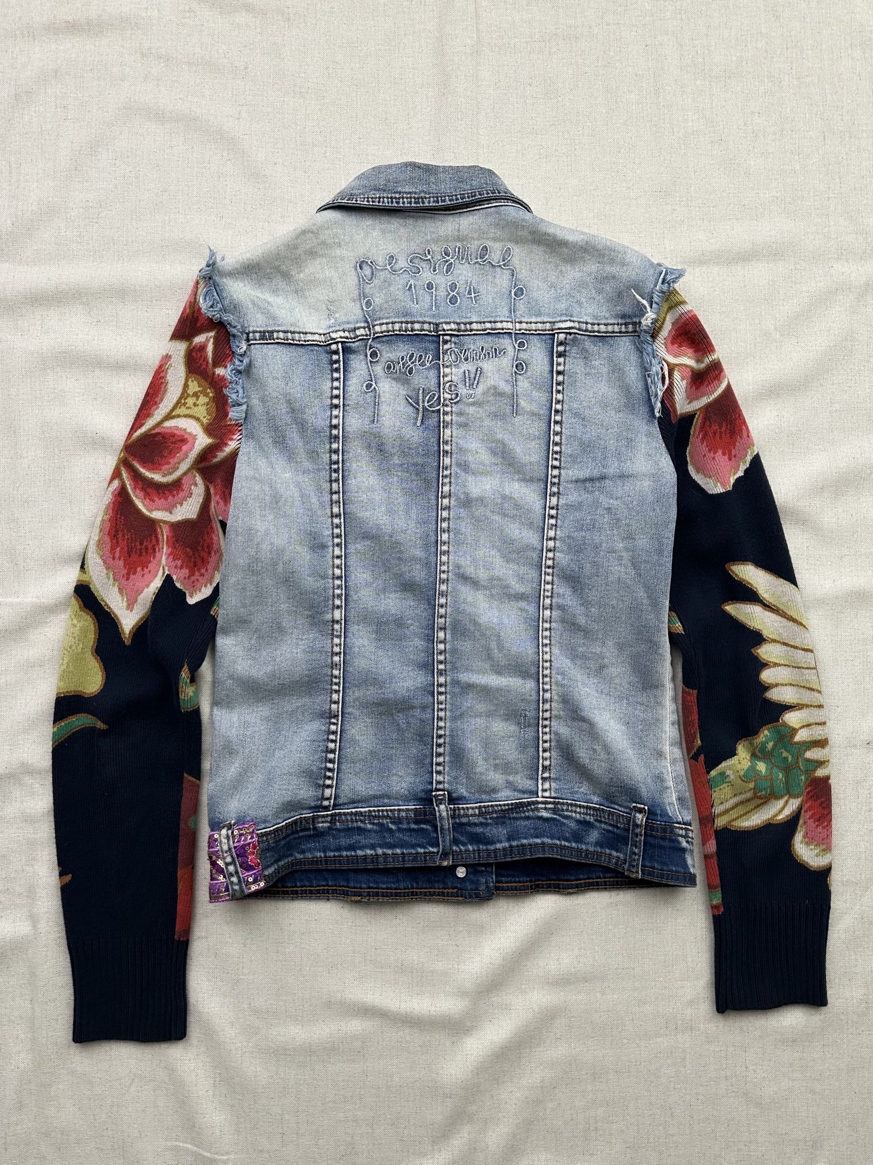 Desigual Desigual Multicolor Denim Jacket Size XS / US 0-2 / IT 36-38 - 9 Thumbnail