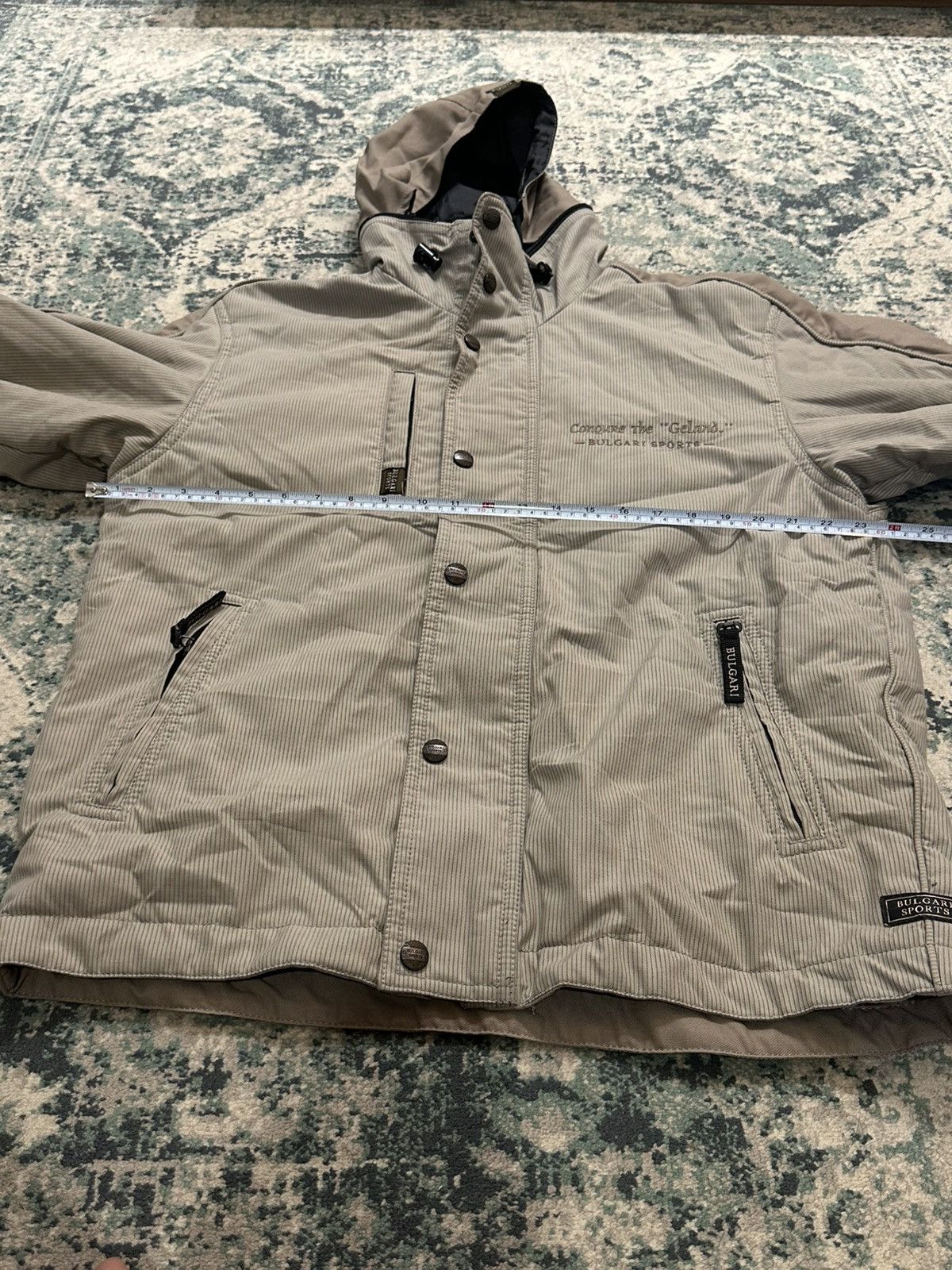 Bvlgari Vintage 1990 Bvlgari Sport Hooded Jacket Size US M / EU 48-50 / 2 - 24 Thumbnail
