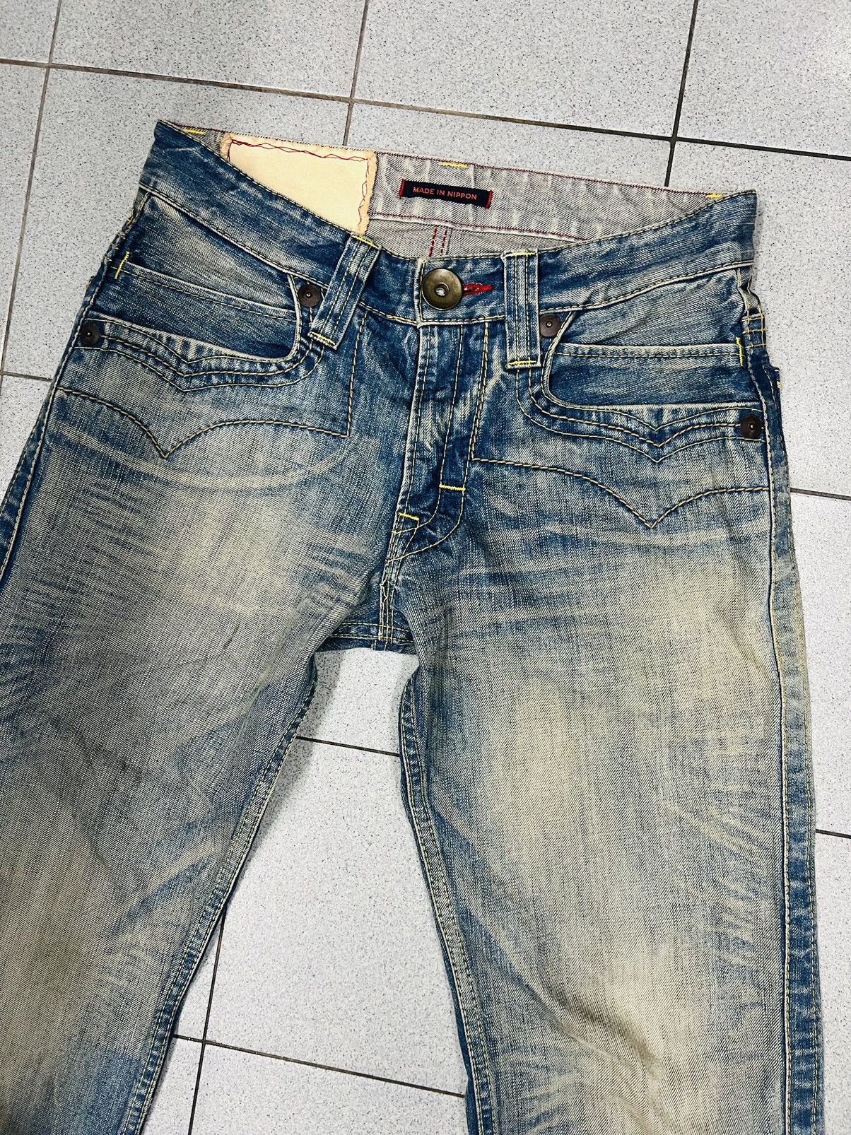 14th Addiction × Beauty Beast × Japan Blue Vintage Blue Way Rusty Flare Denim Size US 30 / EU 46 - 6 Thumbnail