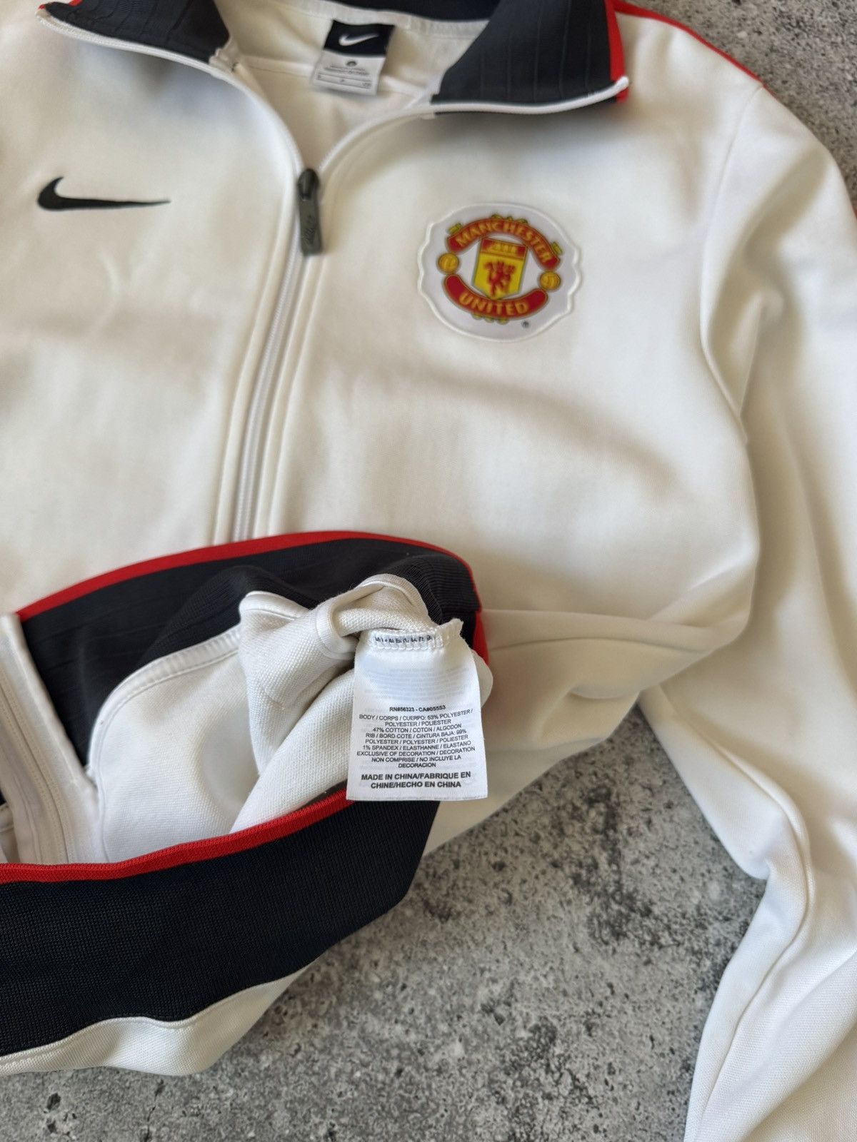 Nike Nike Manchester United Jacket Training Soccer Top Full Zip Size US S / EU 44-46 / 1 - 6 Thumbnail