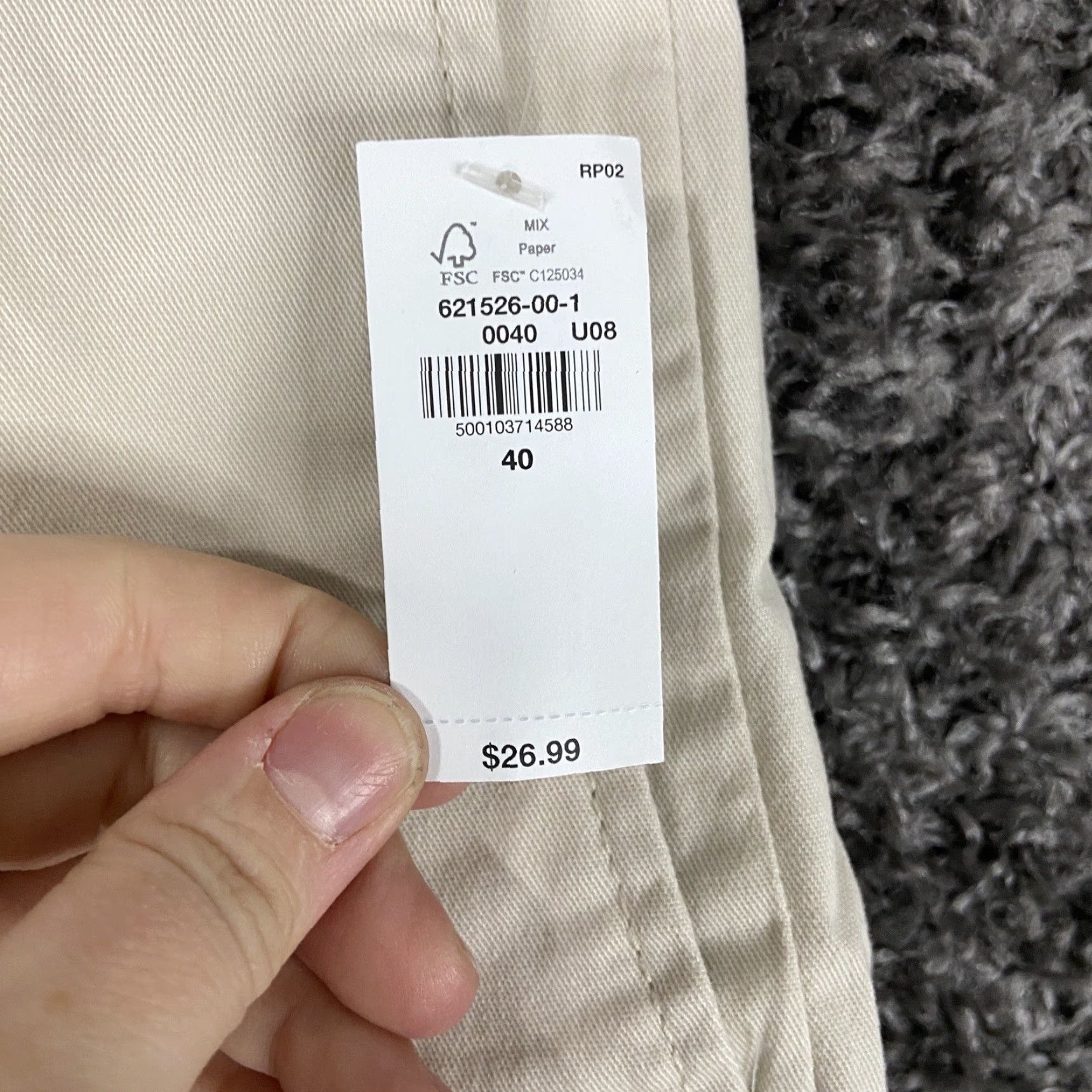 Old Navy Old Navy Slim Built In Flex Shorts Adult 40 White Mens Size US 40 / EU 56 - 5 Thumbnail