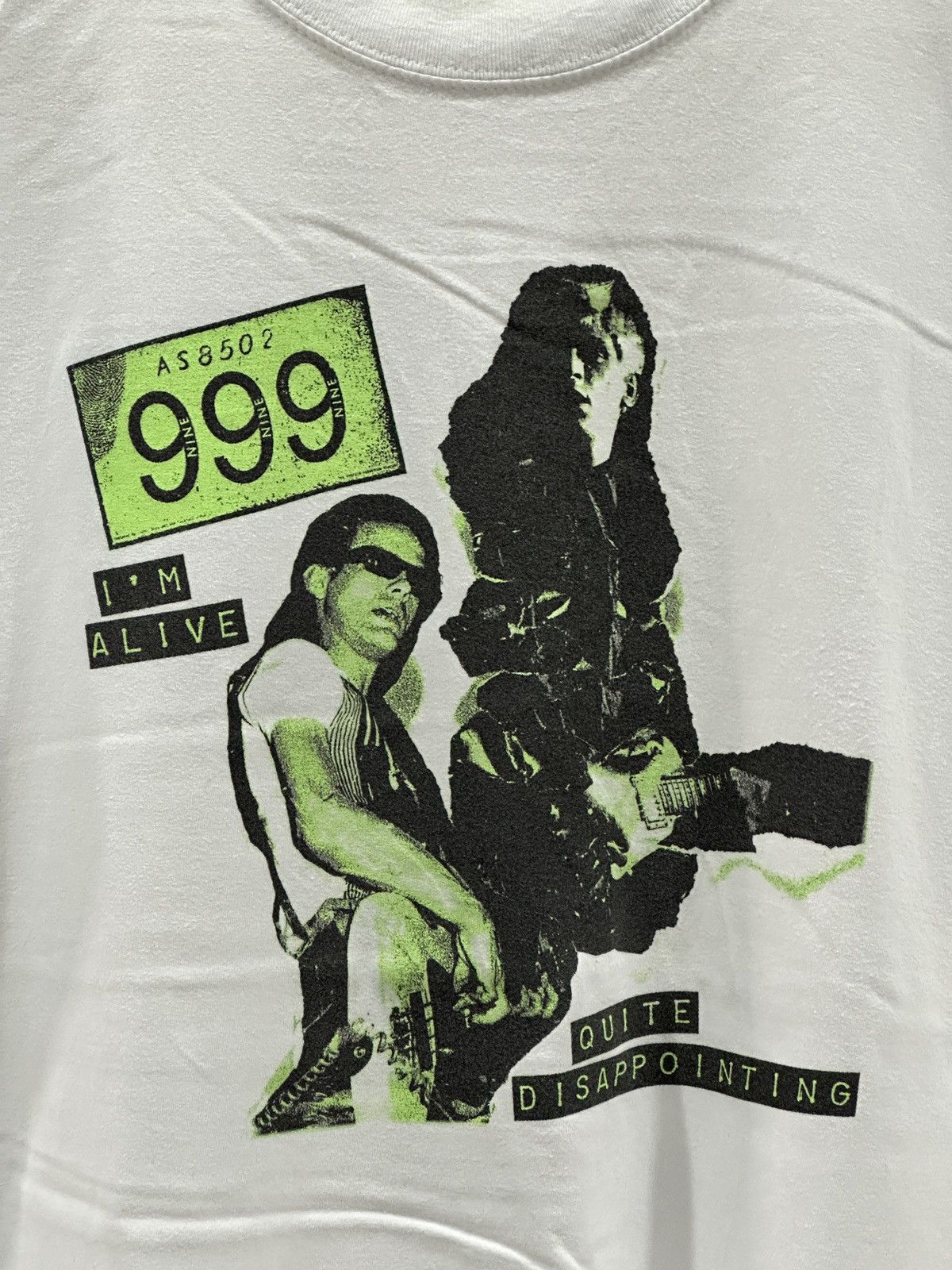 Band Tees × Vintage vintage 2002 999 quite disappointing single promo t-shirts Size US L / EU 52-54 / 3 - 3 Thumbnail
