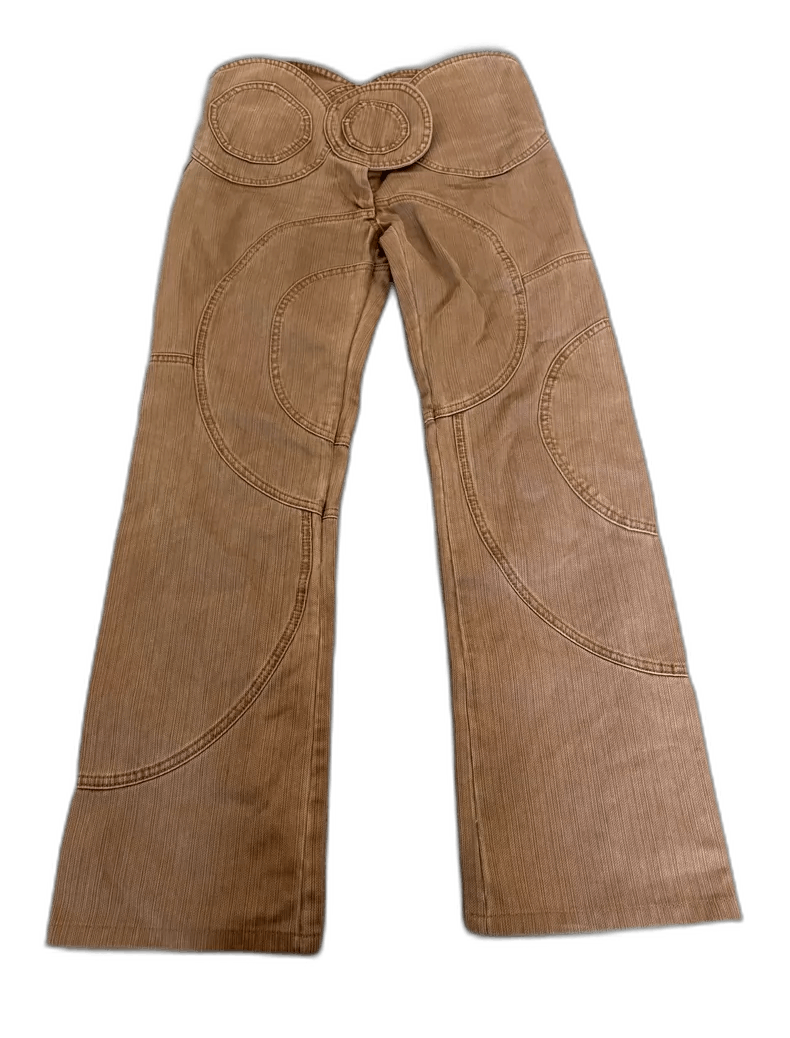 Yohji Yamamoto Unique Vintage Graphic Design Pants Size 30" / US 8 / IT 44 - 1 Thumbnail