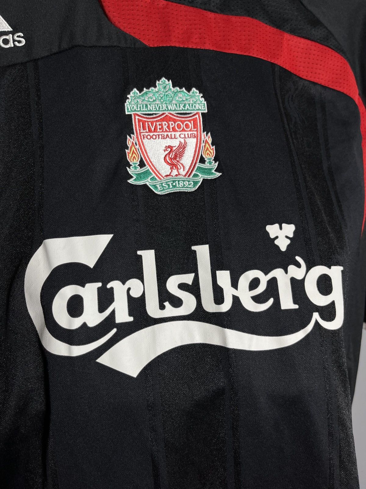 Adidas Fernando Torres #9 LIVERPOOL shirt ADIDAS 2007-2008 adult Size US L / EU 52-54 / 3 - 3 Thumbnail