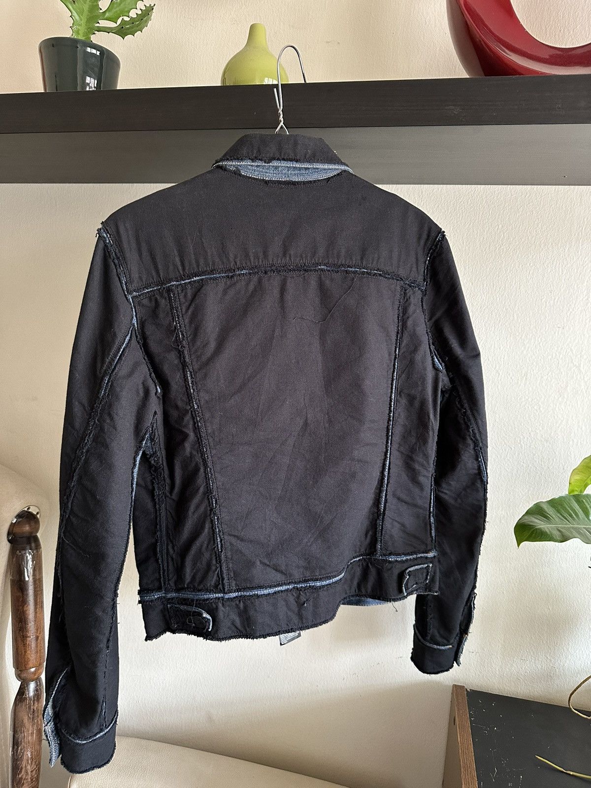 Maison Margiela FW04 Artisanal Maison Margiela Black Overlay Jacket Size US XS / EU 42 / 0 - 9 Thumbnail