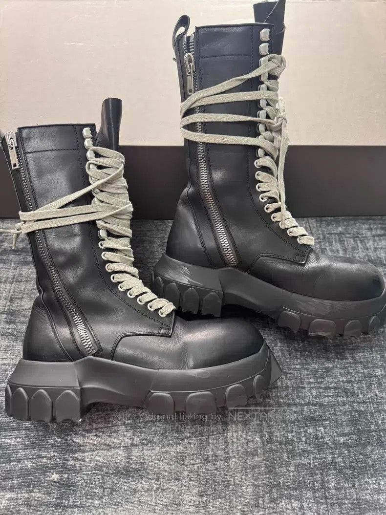 Rick Owens Rick Owens Octopus Strap Military Boots Size US 6.5 / IT 36.5 - 3 Thumbnail