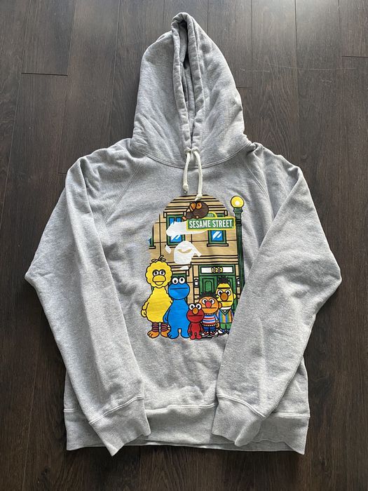 Bape Bape x Sesame Street Pullover Hoodie Grailed