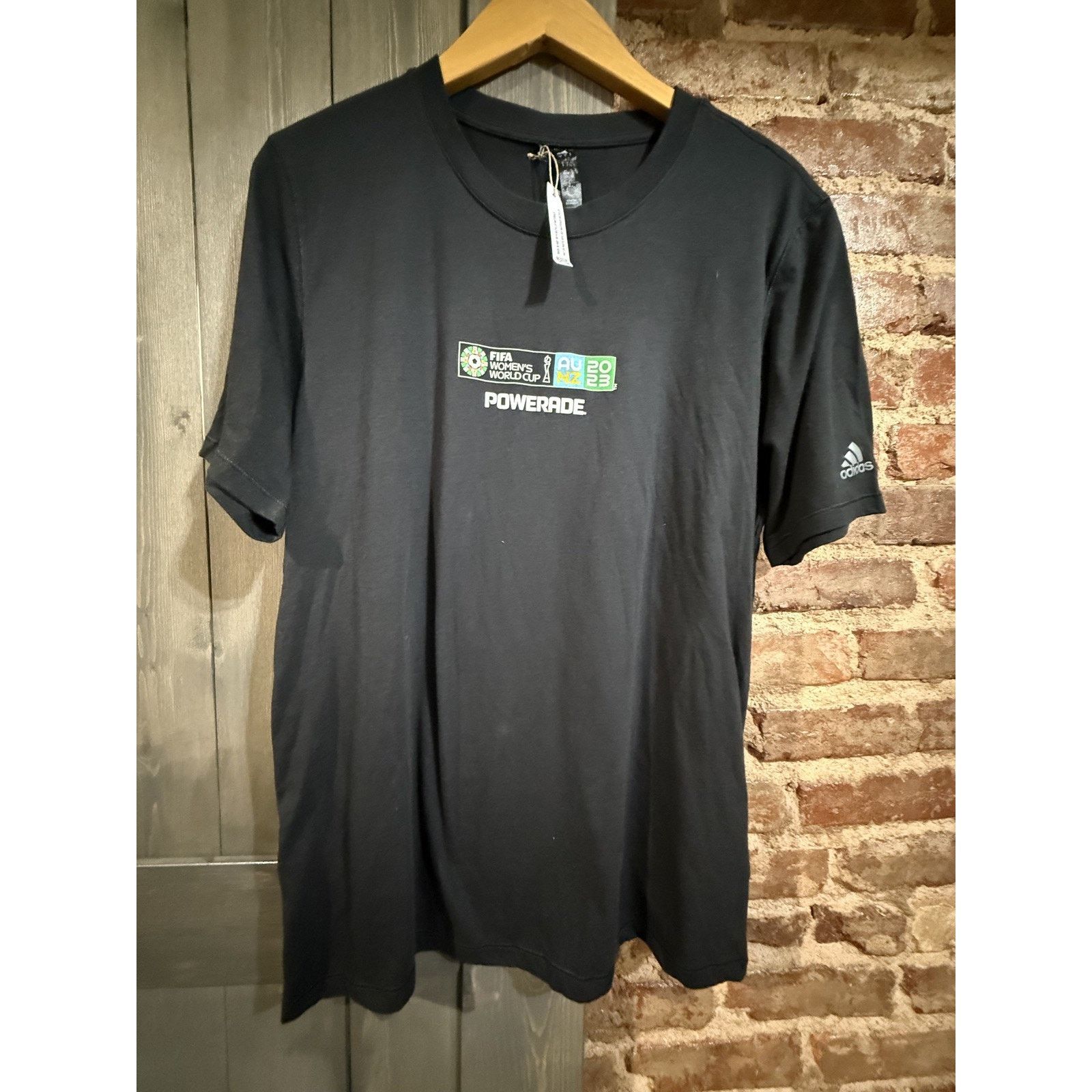 Adidas NWT FIFA Women’s World Cup 2023 Adidas Black Tee Sz L Size US L / EU 52-54 / 3 - 1 Thumbnail