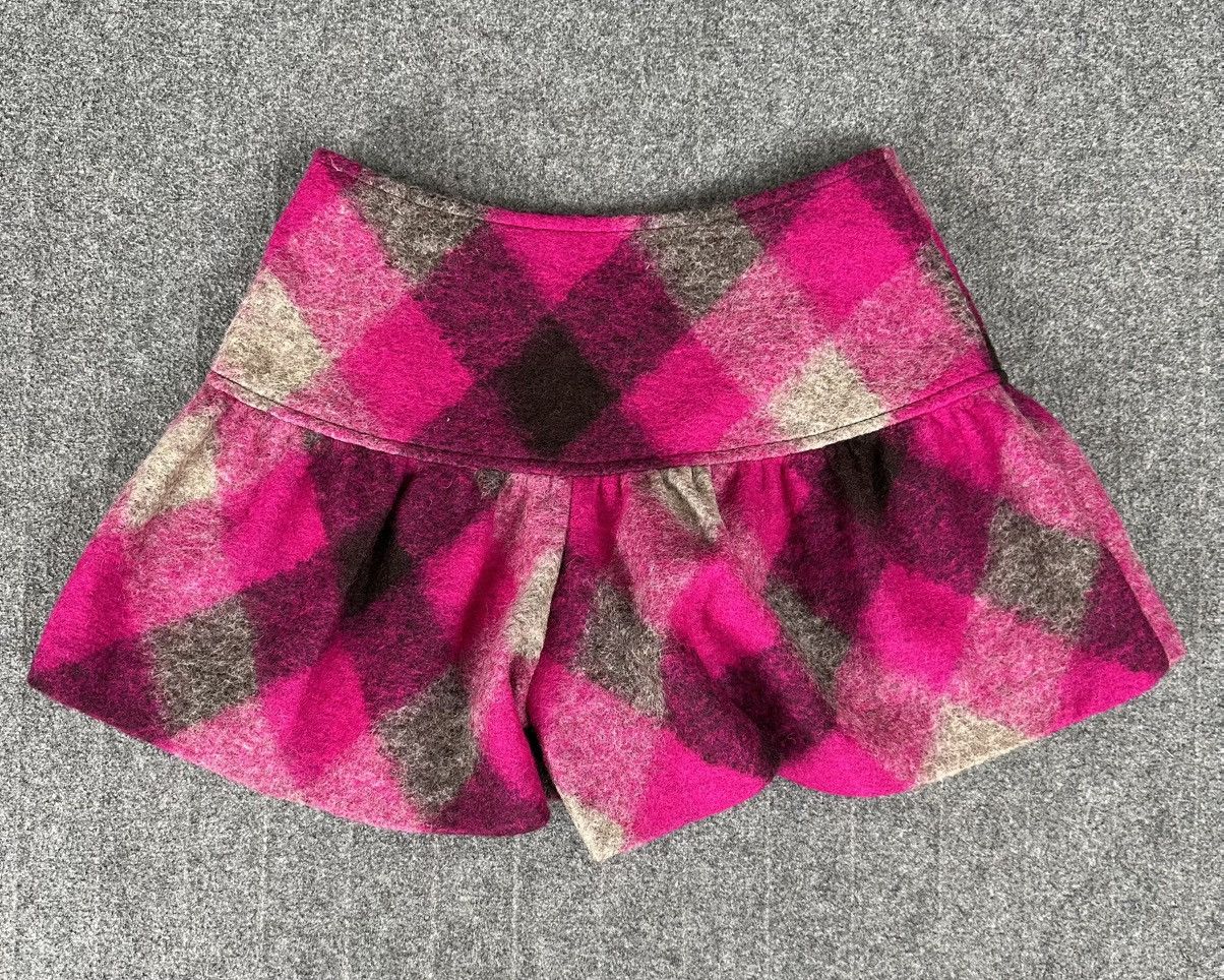 Burberry Burberry - Blue Label Vintage - Plaid Mohair Short/Skirt Size 25" / US 0 / IT 36 - 8 Thumbnail