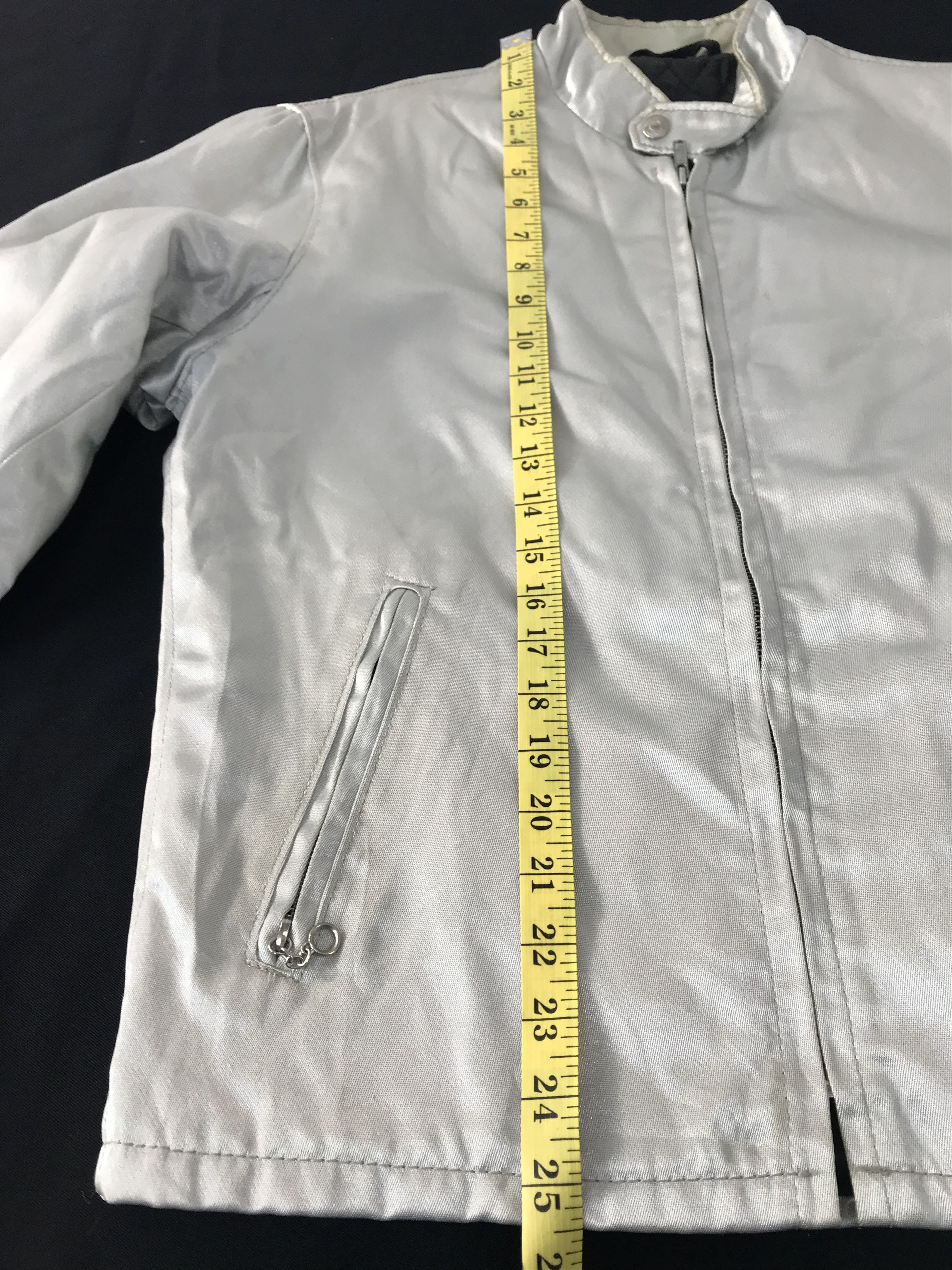 Schott 90s Schott NYC Retro Racer Zipper White Minimalist Jacket Size US M / EU 48-50 / 2 - 9 Thumbnail