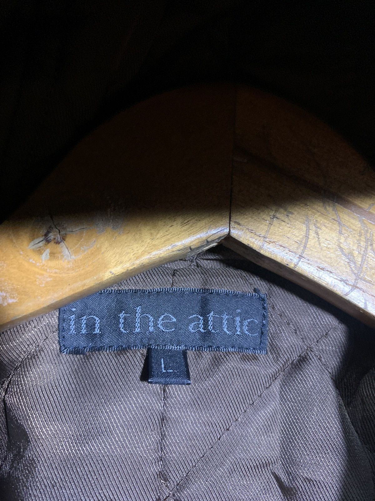 In The Attic 🔥IN THE ATTIC WOOL HOODIE JACKETS BROWN Size US L / EU 52-54 / 3 - 8 Thumbnail