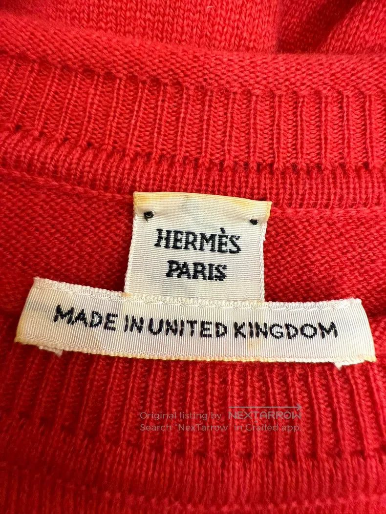 Hermes Hermes Multicolored cashmere knit dress Size XXS / US 00 / IT 34 - 4 Thumbnail