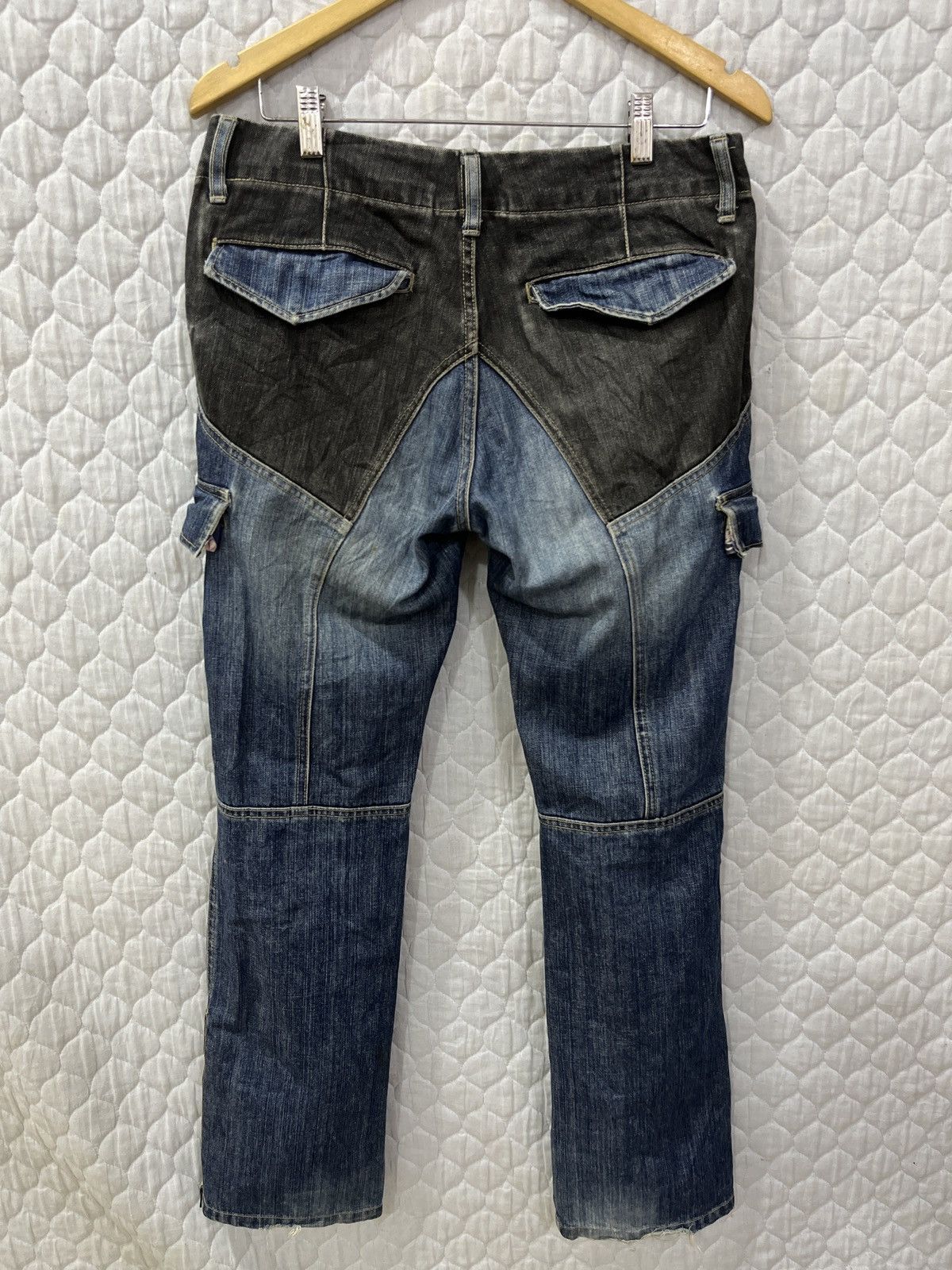 Le Grande Bleu (L.G.B.) 🔥🔥🔥ARCHIVE PPFM PATCHWORK DENIM Size US 33 - 1 Thumbnail