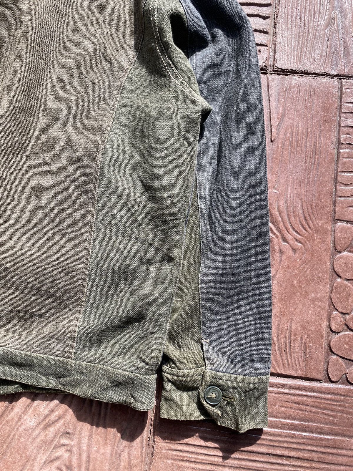 atmos 🔥Rare ATMOSPHERE Denim Reconstructed Jacket Like Kapital Size US XL / EU 56 / 4 - 19 Thumbnail