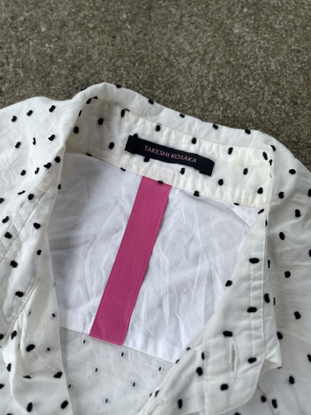 Japanese Brand Yohji Yamamoto Polkadot Shirt Wings Size US M / EU 48-50 / 2 - 15 Thumbnail
