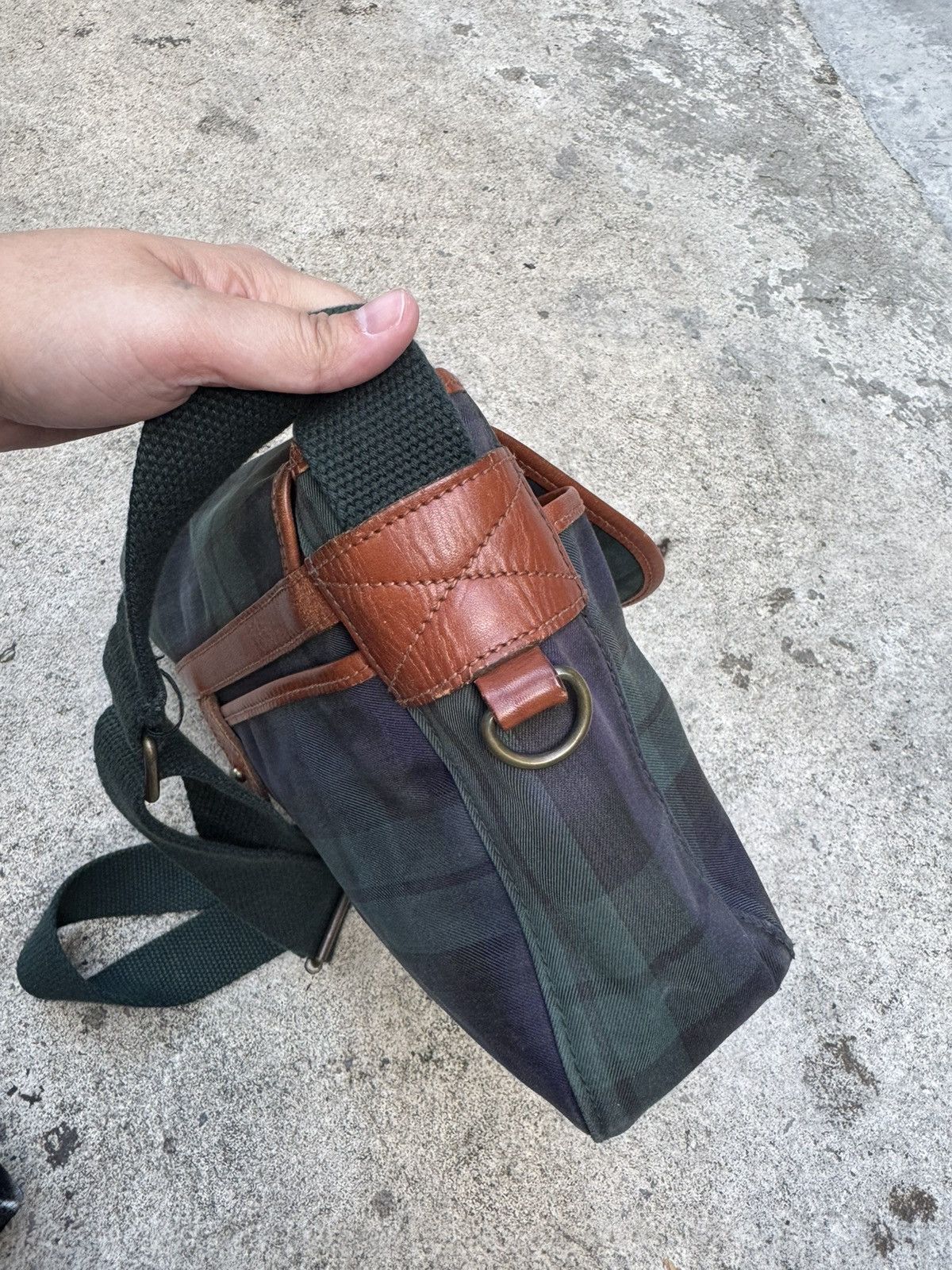 Polo Ralph Lauren Vintage Polo by Ralph Lauren 90's Black Watch Plaid Bag Size ONE SIZE - 7 Thumbnail