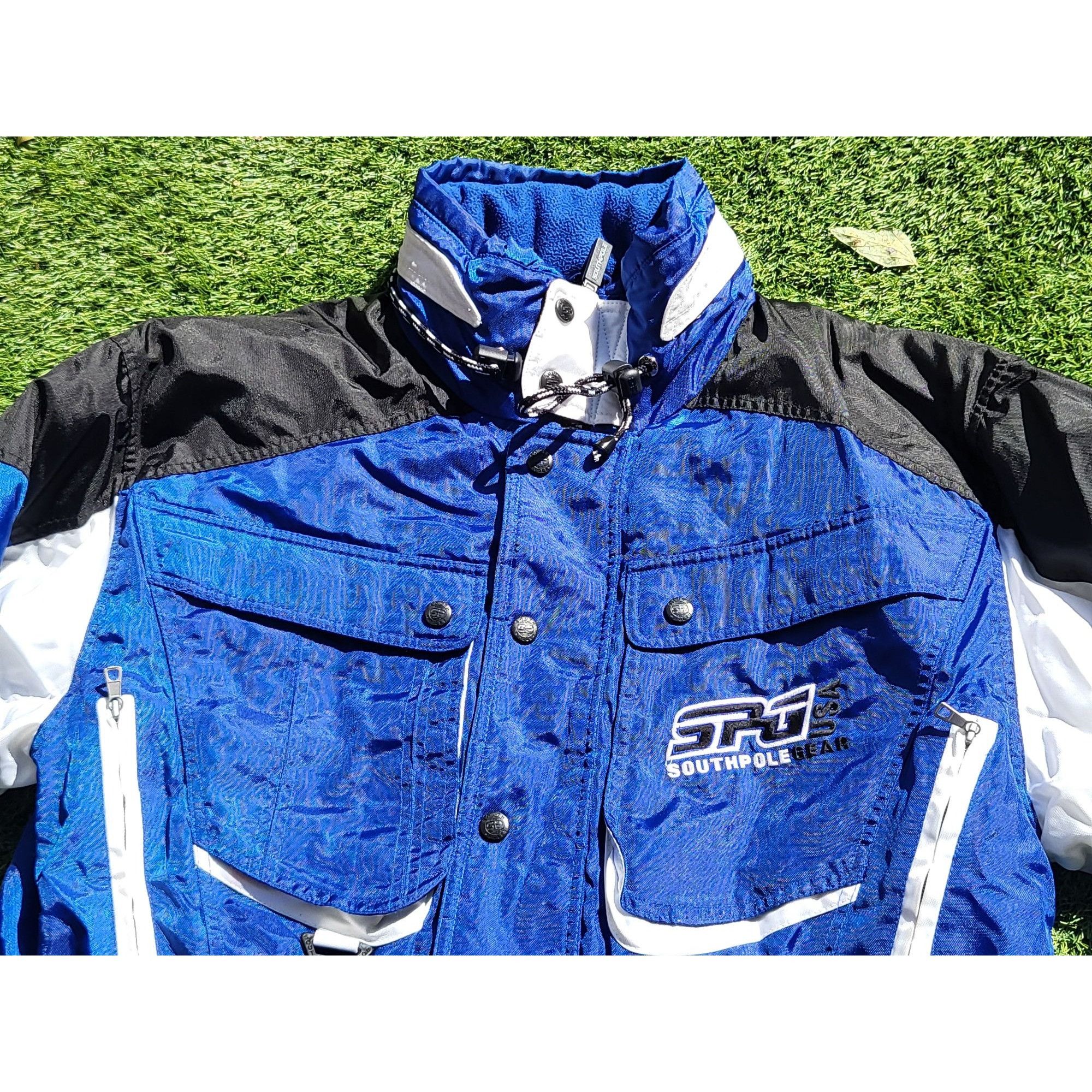 Southpole Vintage Southpole SPG Insulated Winter Coat Men Sz L Blue Zi Size US L / EU 52-54 / 3 - 3 Thumbnail