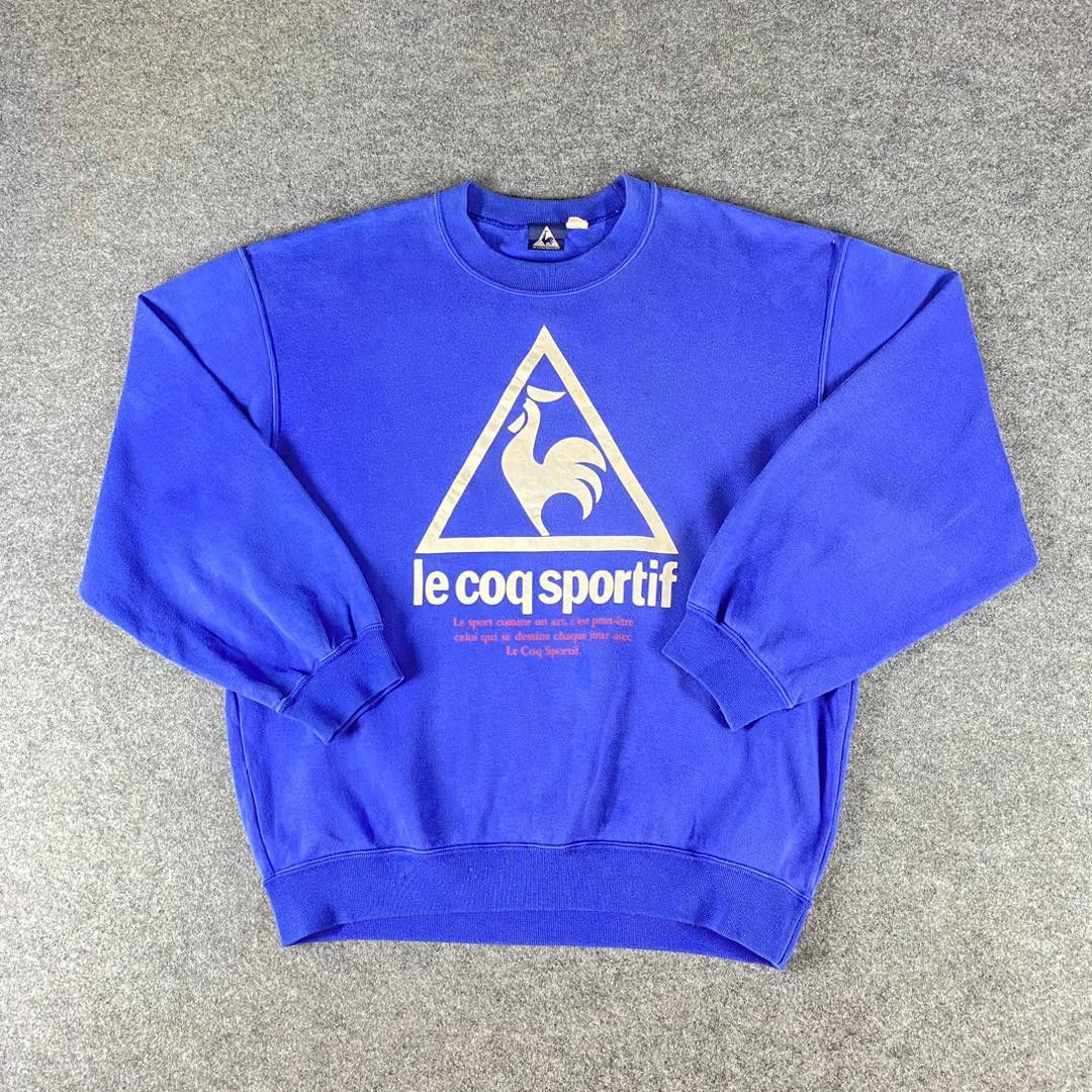Le Coq Sportif Vintage Le Coq Spotify Sweatshirt Size US L / EU 52-54 / 3 - 1 Thumbnail