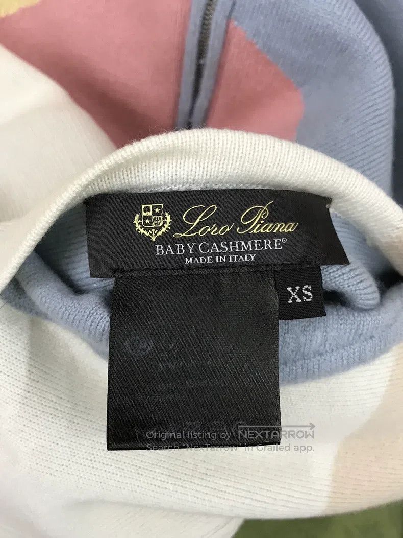 Loro Piana LORO PIANA Cashmere Jacket with Fresh Colors and Loose Fit Size XS / US 0-2 / IT 36-38 - 3 Thumbnail