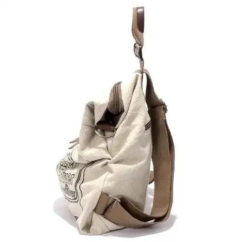 Japanese Brand × Vintage Vintage Canvas Backpack Size ONE SIZE - 3 Thumbnail