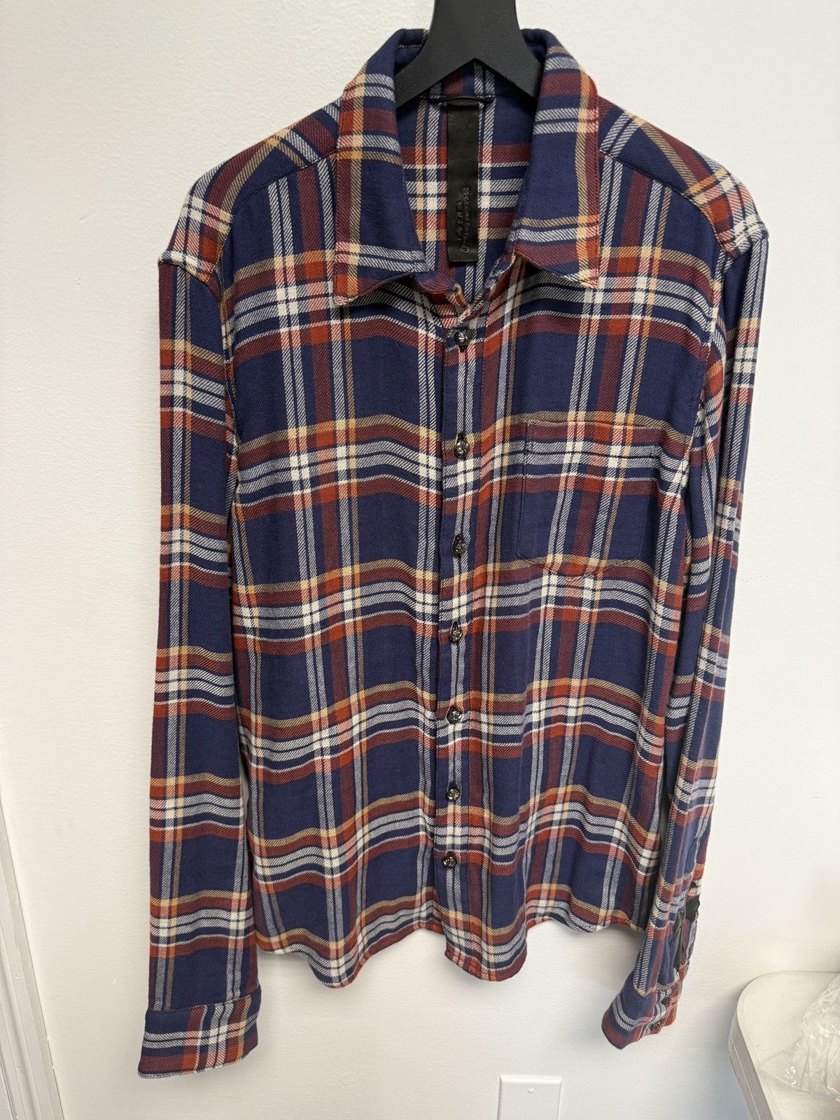 Chrome Hearts Chrome Hearts Leather Cross Patch Flannel Size US L / EU 52-54 / 3 - 1 Thumbnail