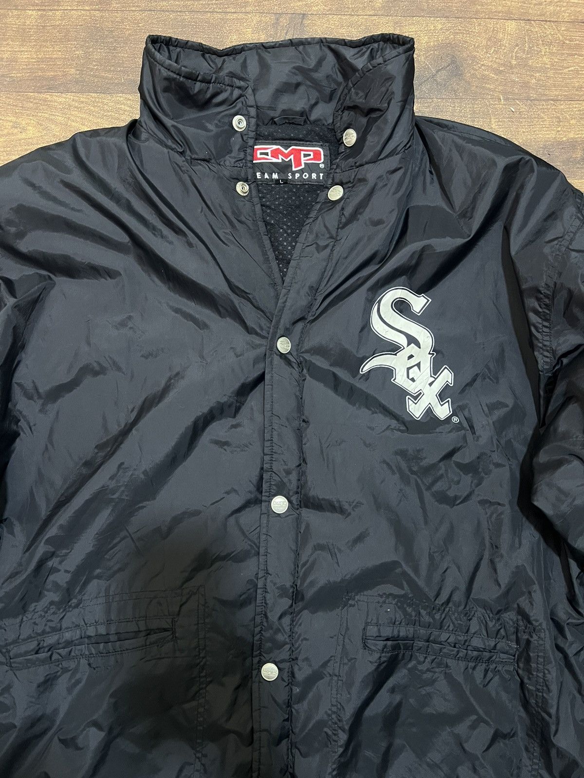 Other Vintage CMP Chicago White Sox Jacket Black MLB Style Size US XL / EU 56 / 4 - 7 Thumbnail