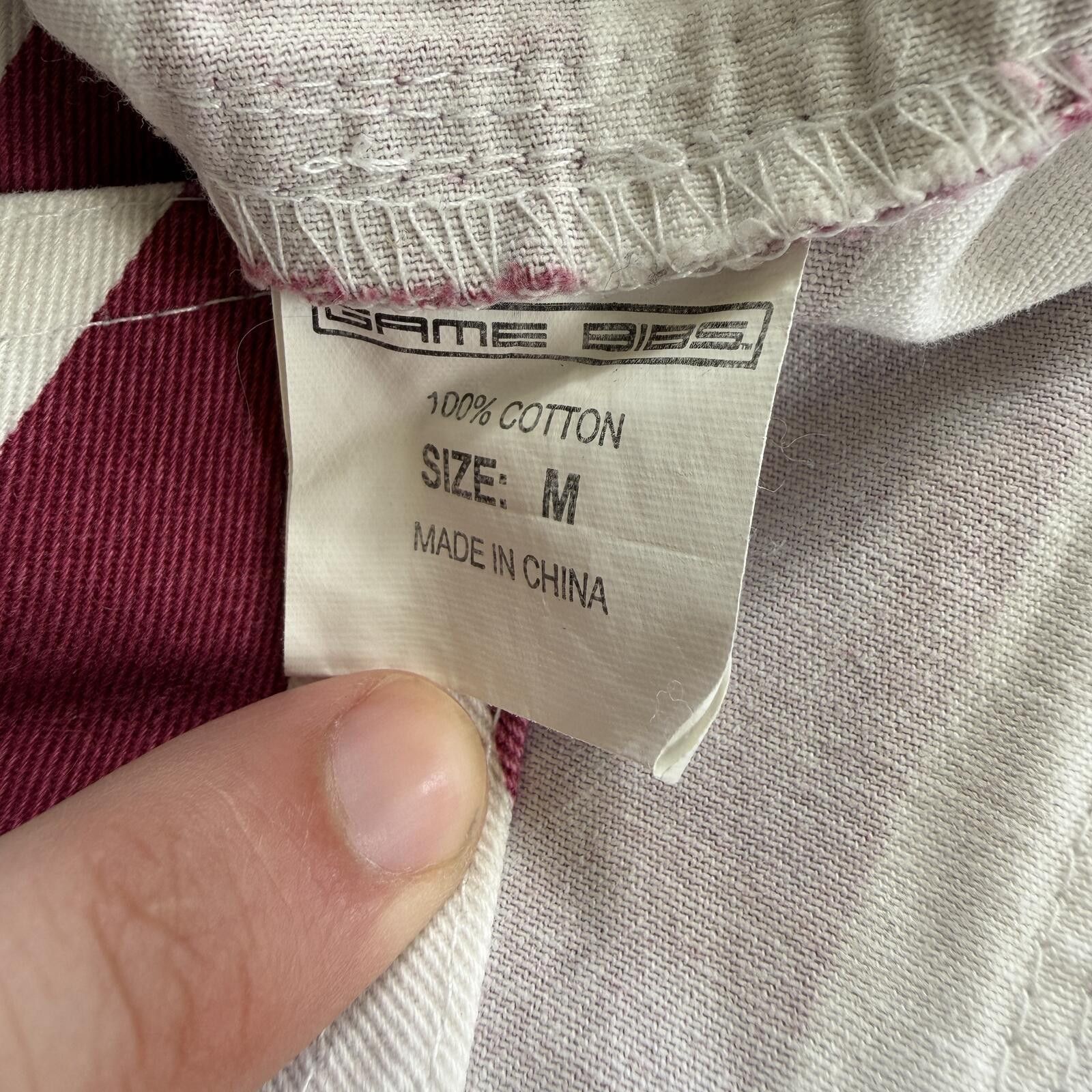Other Indiana Hoosiers Striped Overalls Game Bibs Candy Stripe M Size US 32 / EU 48 - 4 Thumbnail