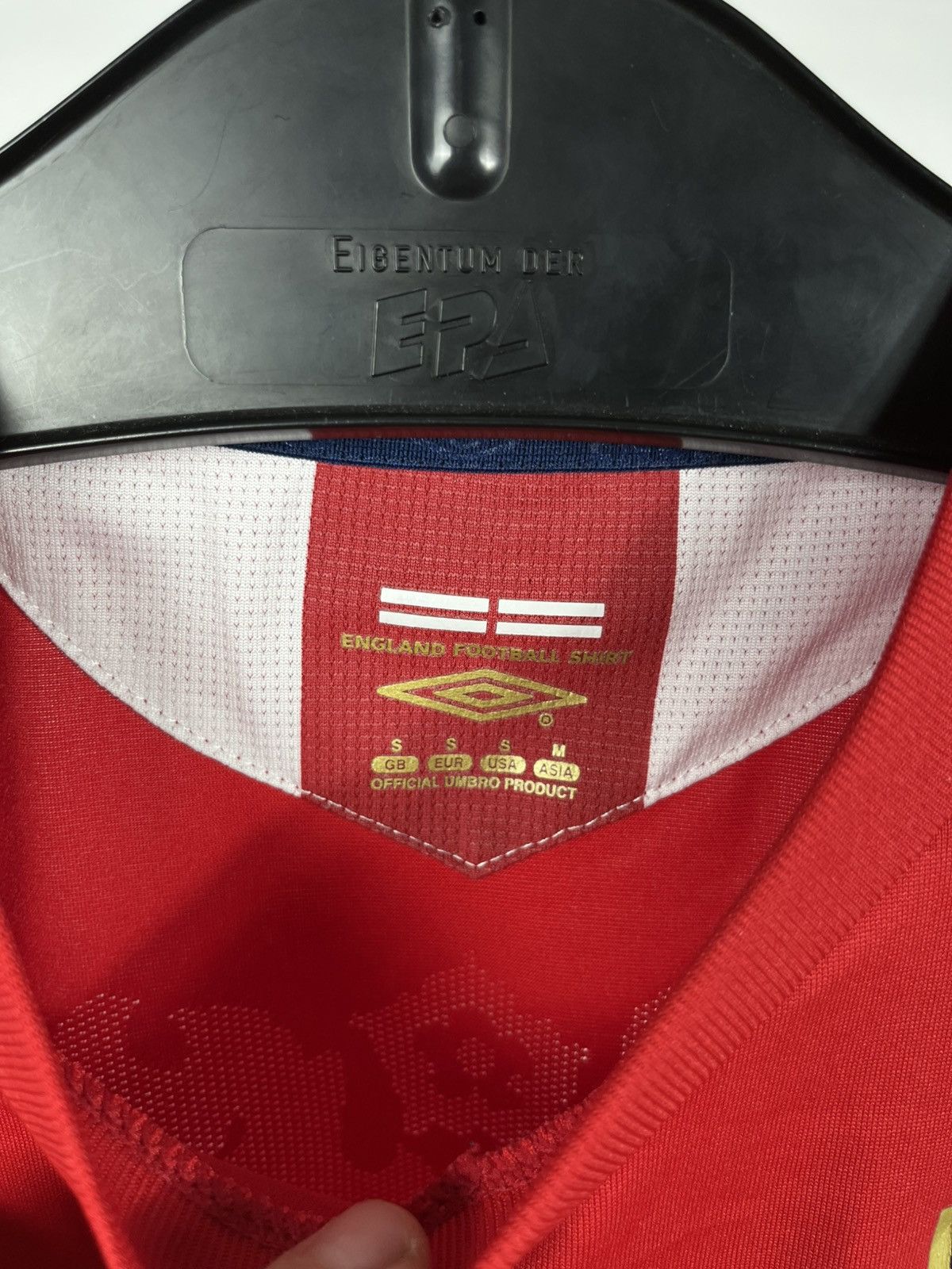 Nike Vintage England Football Shirt Umbro Red National Team Size US S / EU 44-46 / 1 - 5 Thumbnail