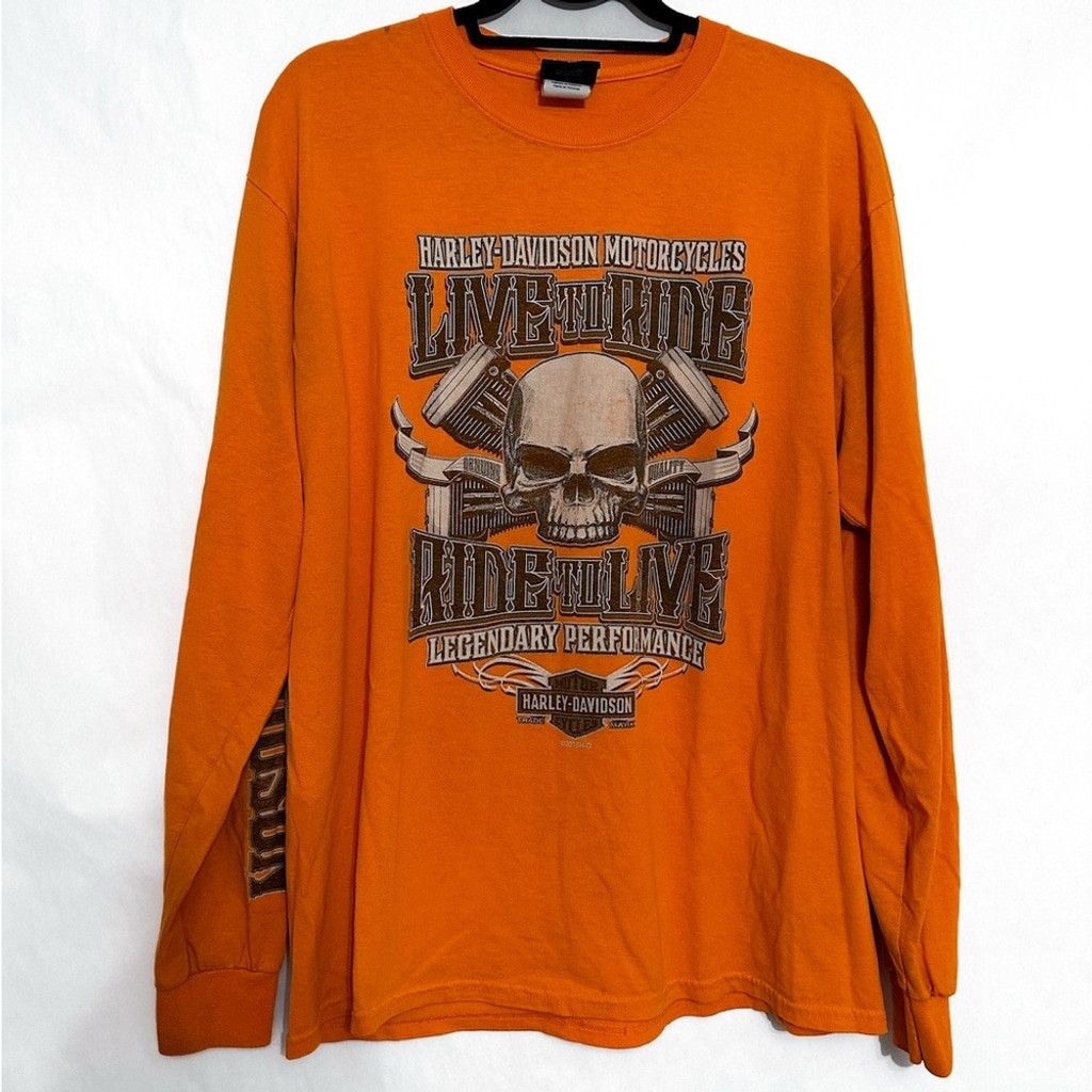 Harley Davidson Harley-Davidson Long Sleeve Tee Six Bends Florida Large Size US L / EU 52-54 / 3 - 3 Thumbnail