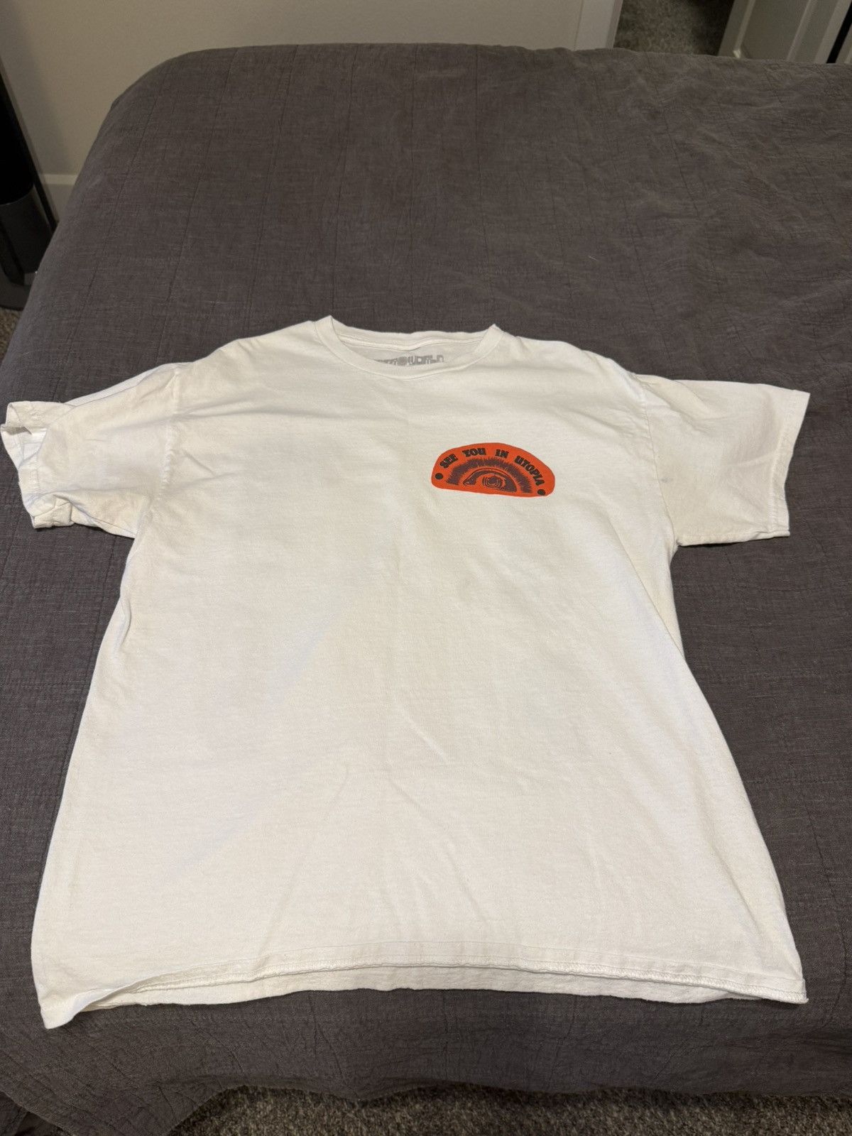 Travis Scott Travis Scott Astroworld Fest White Tee Size US M / EU 48-50 / 2 - 1 Thumbnail