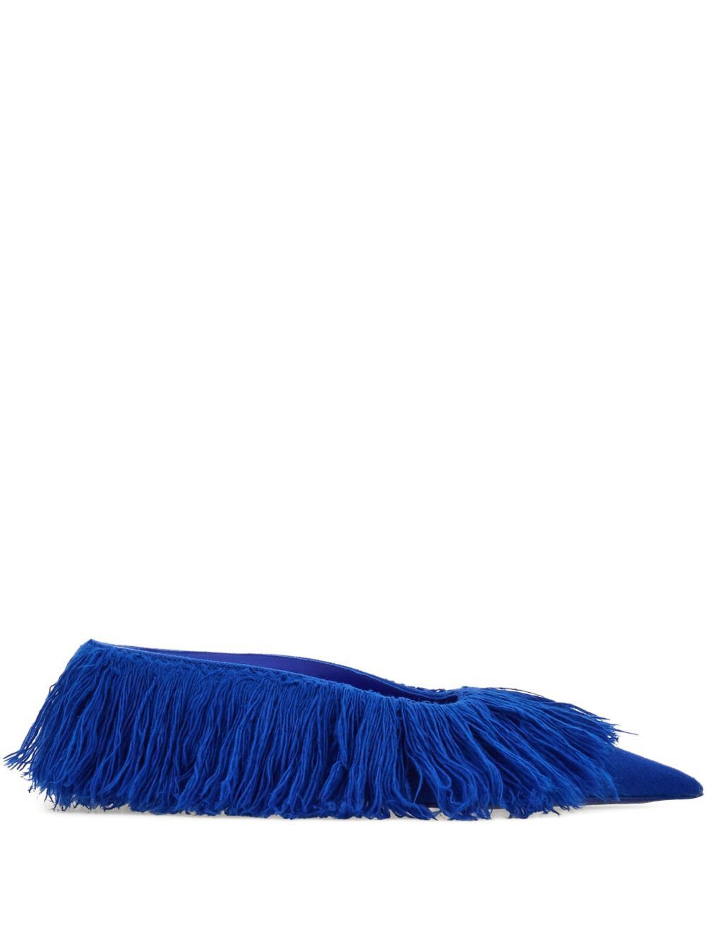 Salvatore Ferragamo Ferragamo Fringe Eva Mules SIZE 11 Size ONE SIZE - 1 Thumbnail