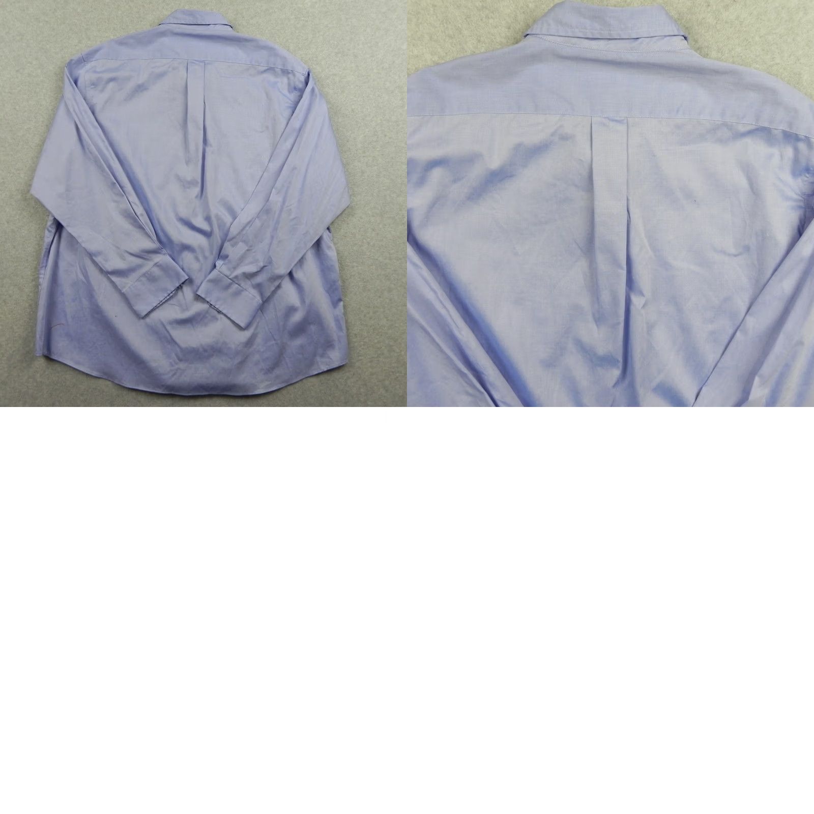 Club Room Club Room Shirt Mens 18 34/35 Slim Fit Performance Button Up Blue Long Sleeve Size US XXL / EU 58 / 5 - 8 Thumbnail