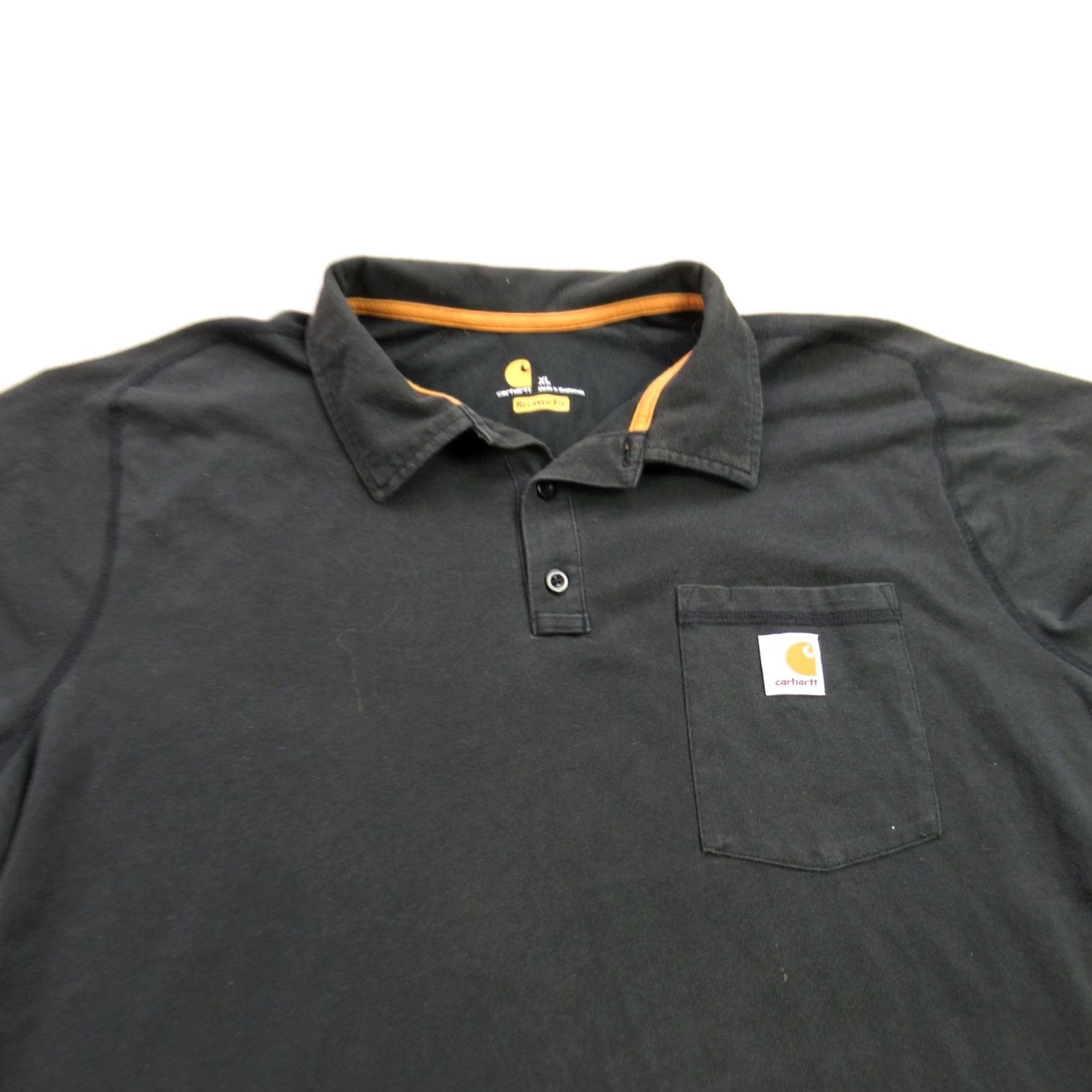 Carhartt Carhartt Polo Shirt Mens XL Short Sleeve Casual Lightweight Golf Relaxed Black Size US XL / EU 56 / 4 - 3 Thumbnail