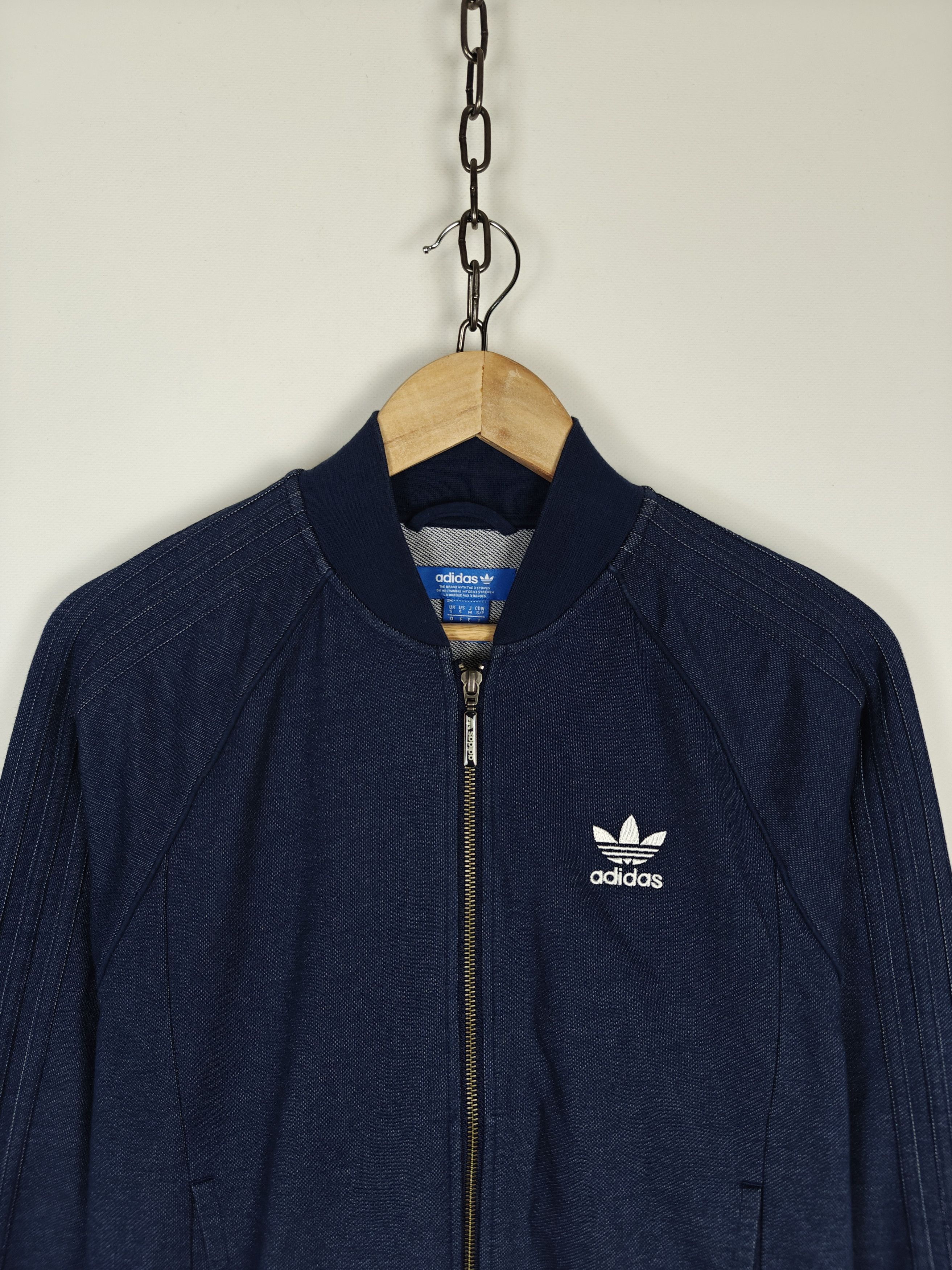 Adidas Adidas Originals Track Bomber Jacket Logo Zip Blue size S Size US S / EU 44-46 / 1 - 2 Thumbnail