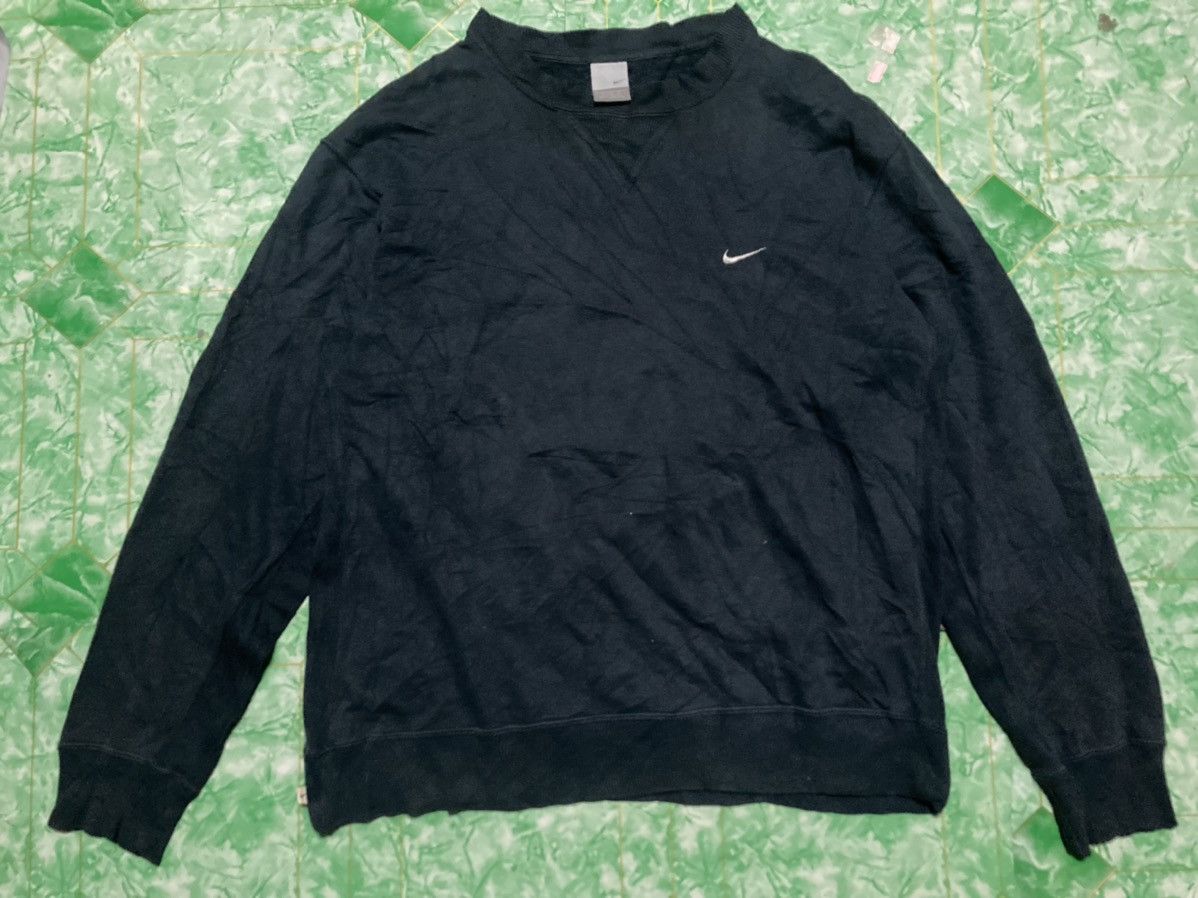 Designer × Nike Vintage Sweater Knit Nike Mini Swooh 00s Size US XL / EU 56 / 4 - 1 Thumbnail
