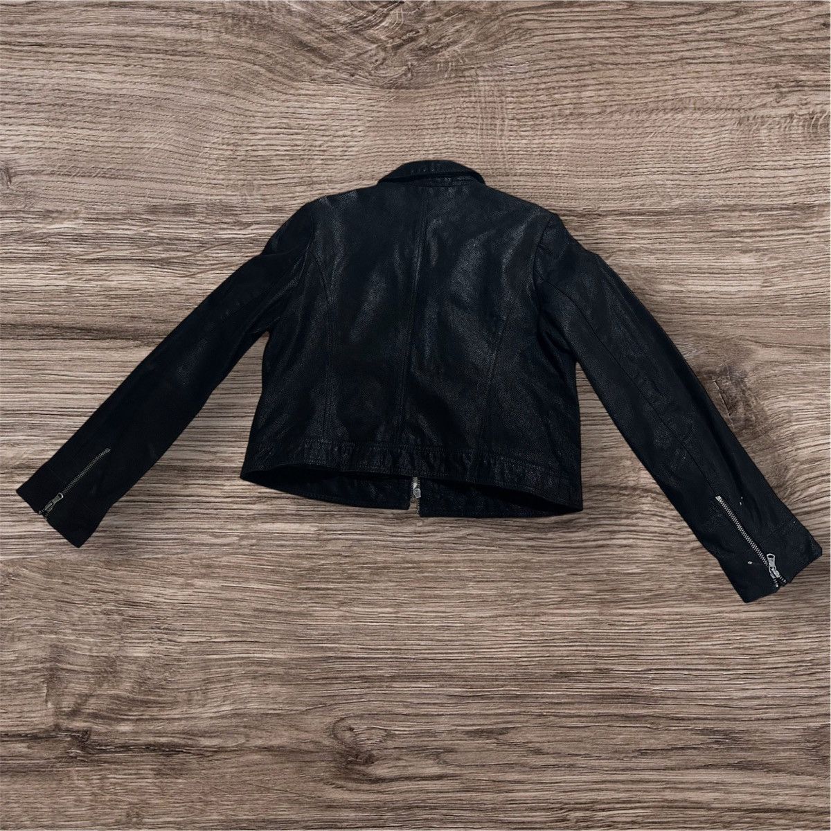 Levi's Levis Petite XL Leather Trucker Jacket Size XL / US 12-14 / IT 48-50 - 4 Thumbnail