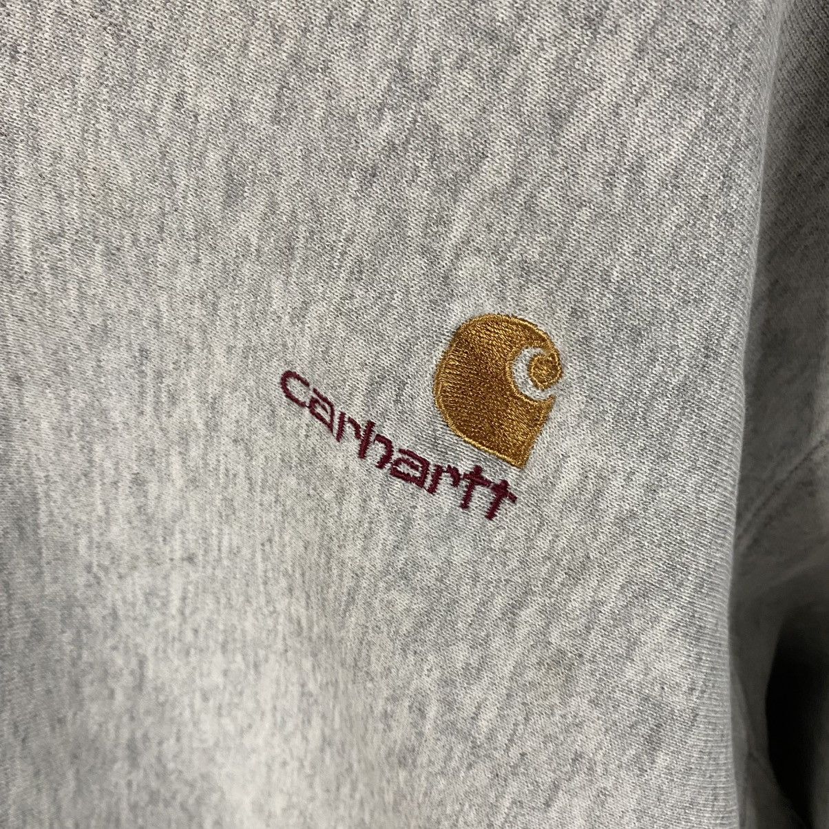 Carhartt × Vintage Vintage 1980s Reverse Weave Carhartt Hoodie Size US XL / EU 56 / 4 - 3 Thumbnail