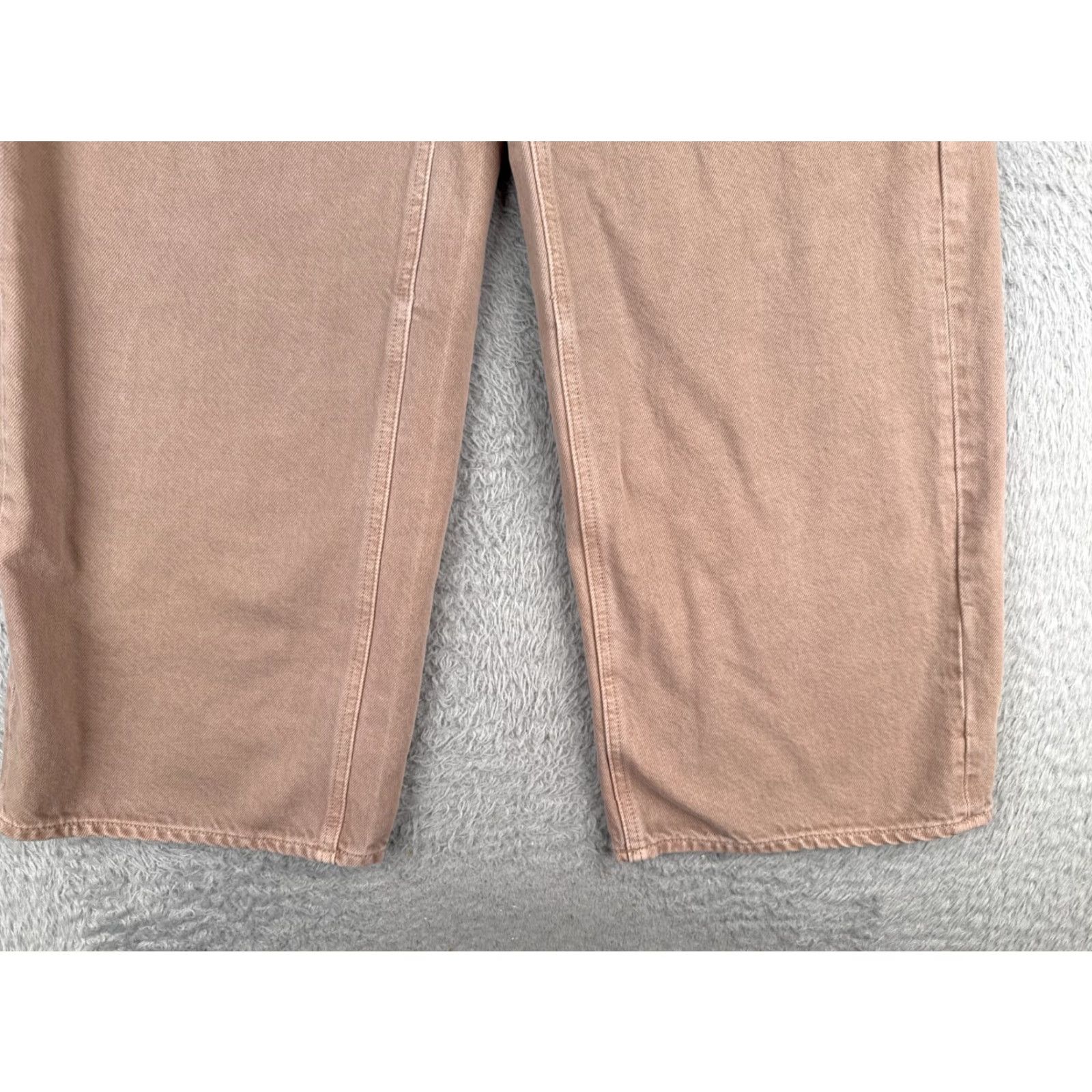Old Navy Old Navy Jeans Womens 2 Pink Baggy Wide Leg Mid Rise Cotton Lyocell Blend 28x28 Size 26" / US 2 / IT 38 - 2 Thumbnail
