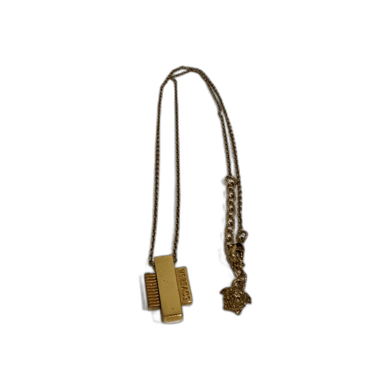 Versace versace logo pendant necklace Size ONE SIZE - 1 Thumbnail