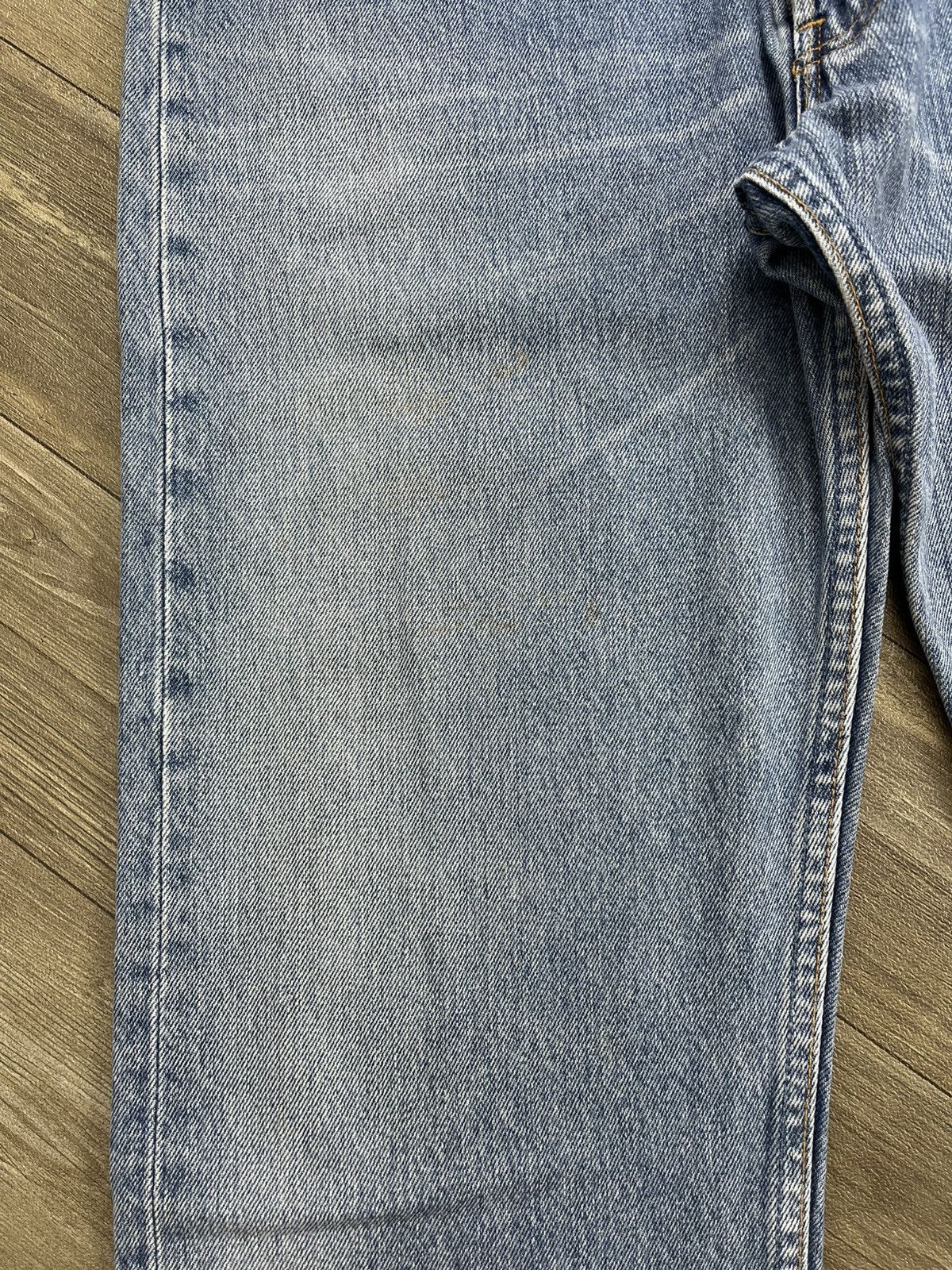 Levi's Vintage Clothing 🇺🇸1990s Vintage Levis 501 33x32 Straight Leg Light Blue Jeans Size US 32 / EU 48 - 5 Thumbnail