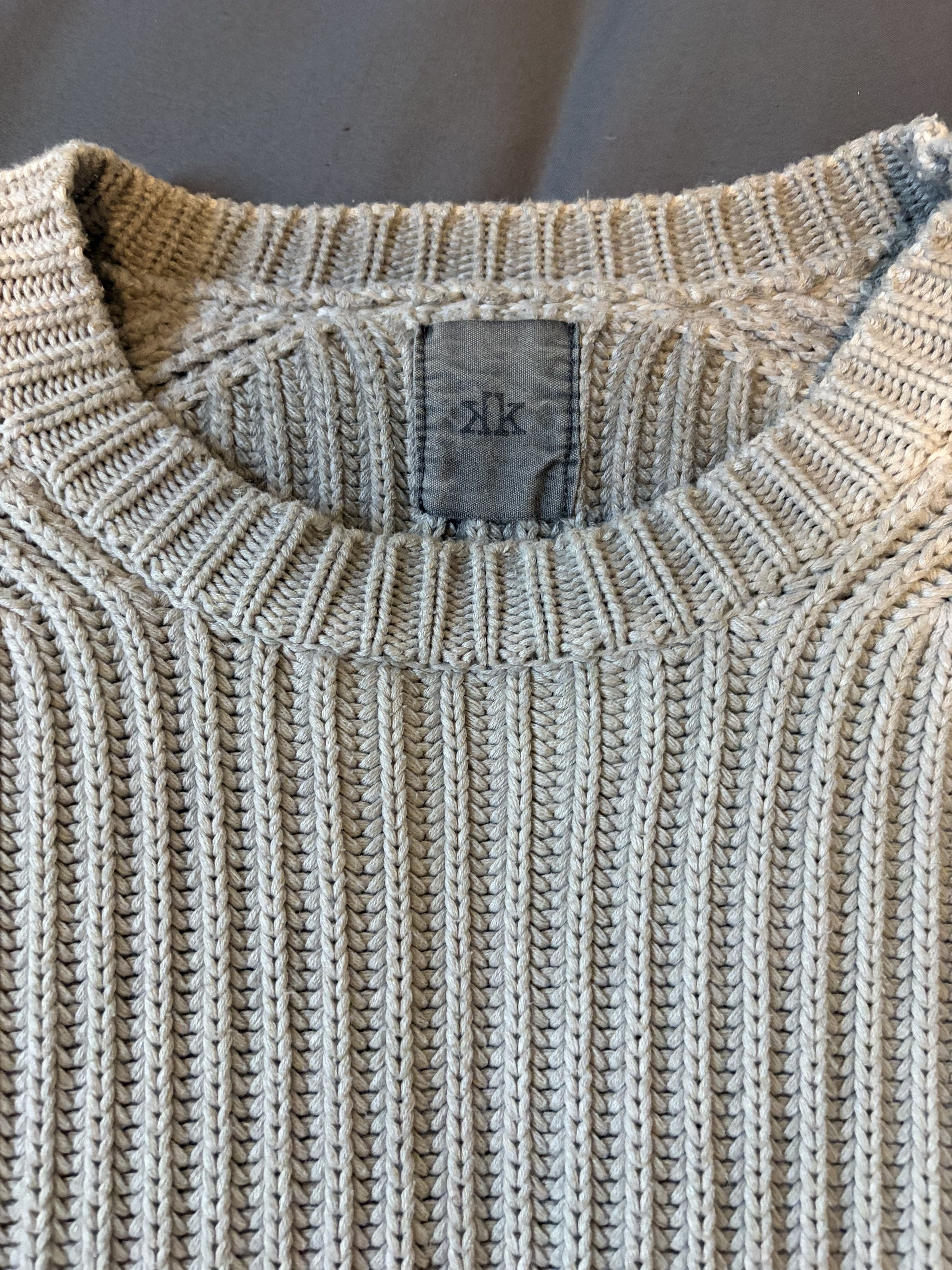 K-Two Studios Ktwo studios knit sweater grey Size US M / EU 48-50 / 2 - 4 Thumbnail