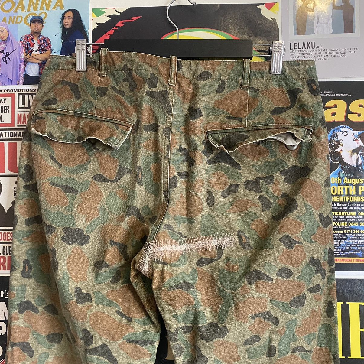 Vintage Vintage Army Camauflage 5 Pocket Pants Size US 34 / EU 50 - 6 Thumbnail
