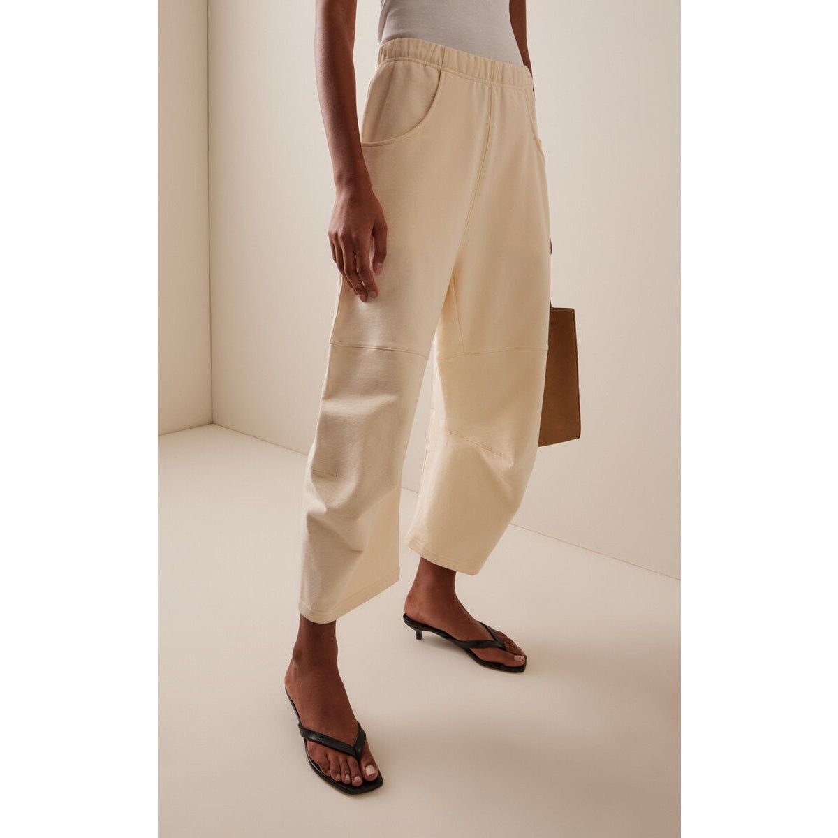 Other Roucha Penn Cotton Sweatpants in Ivory sz B US M Size 28" / US 6 / IT 42 - 1 Thumbnail