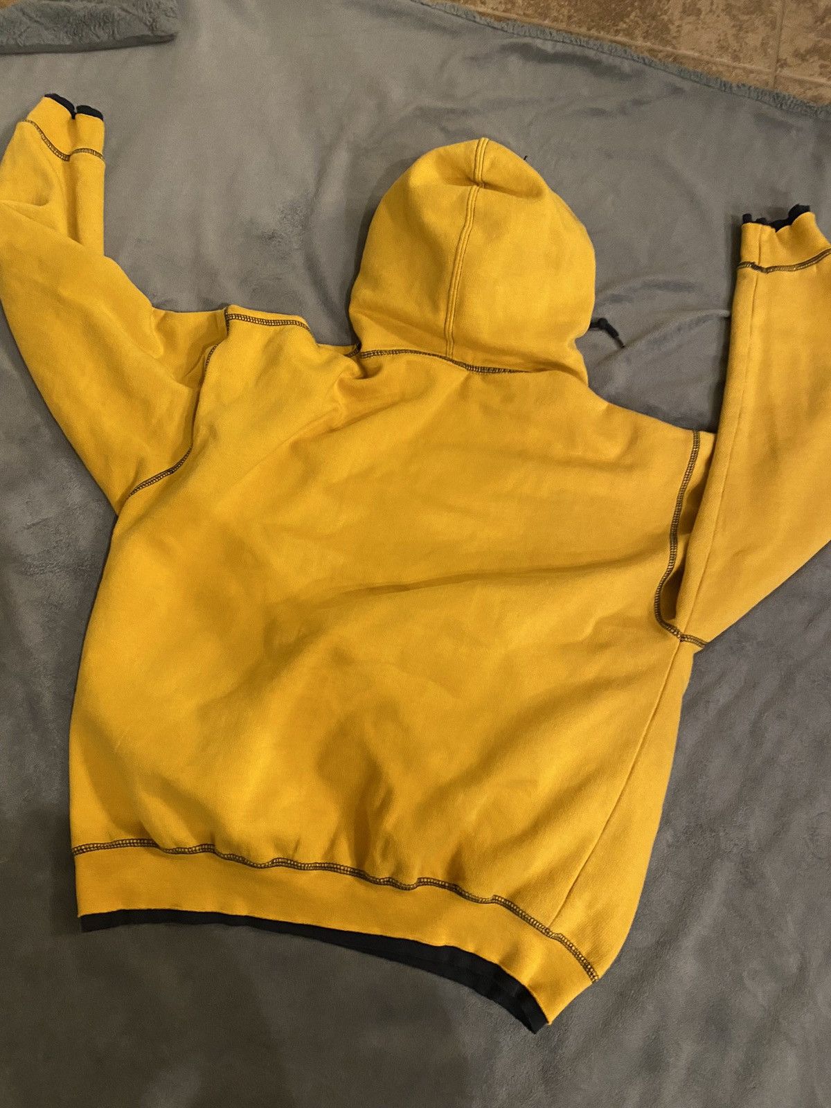 Other Rag Wear Yellow And Blue reversed stitching medium hoodie Size US M / EU 48-50 / 2 - 2 Thumbnail