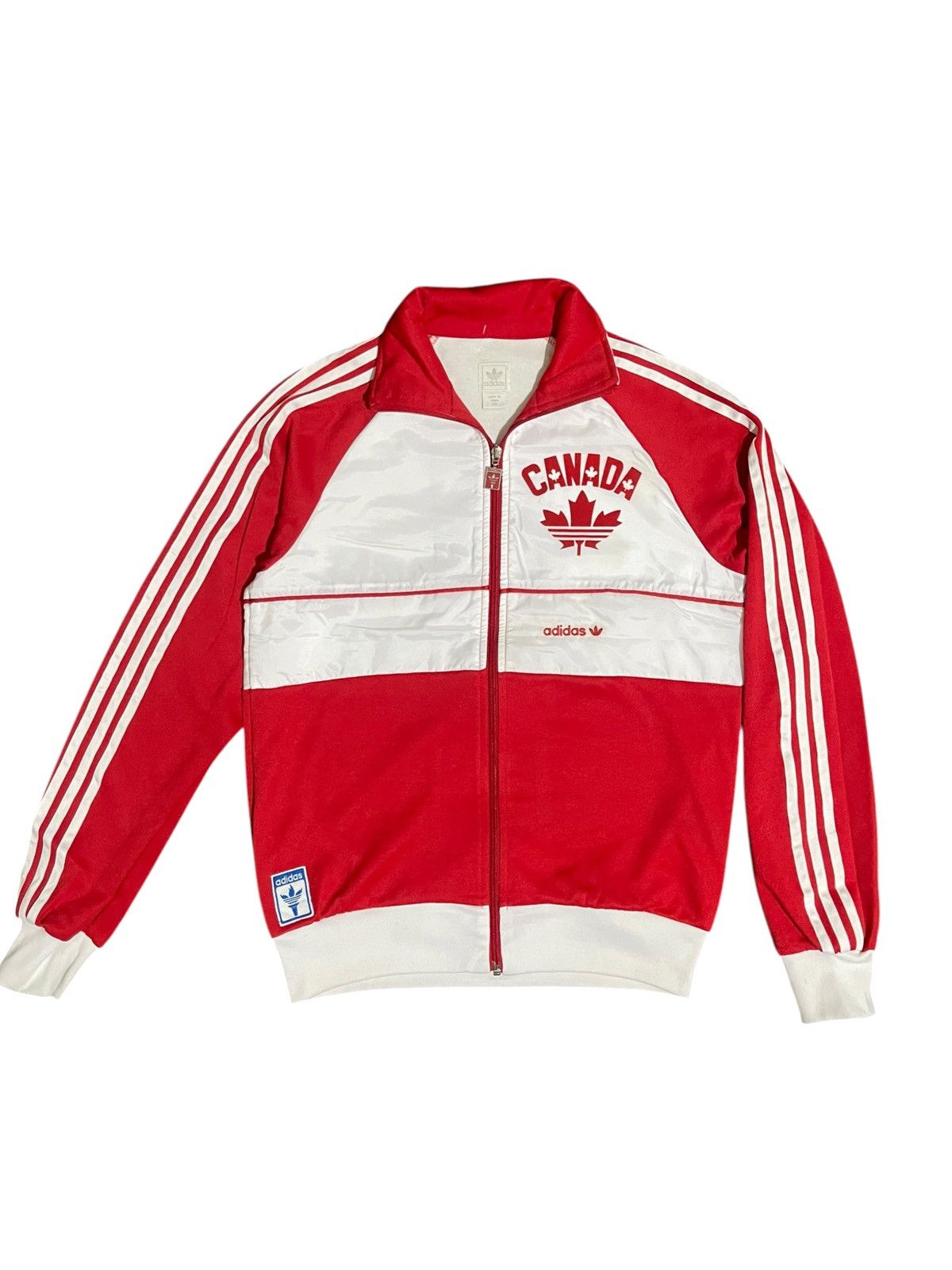 Vintage Adidas Canada Two Tone Rare Tracktop Jacket