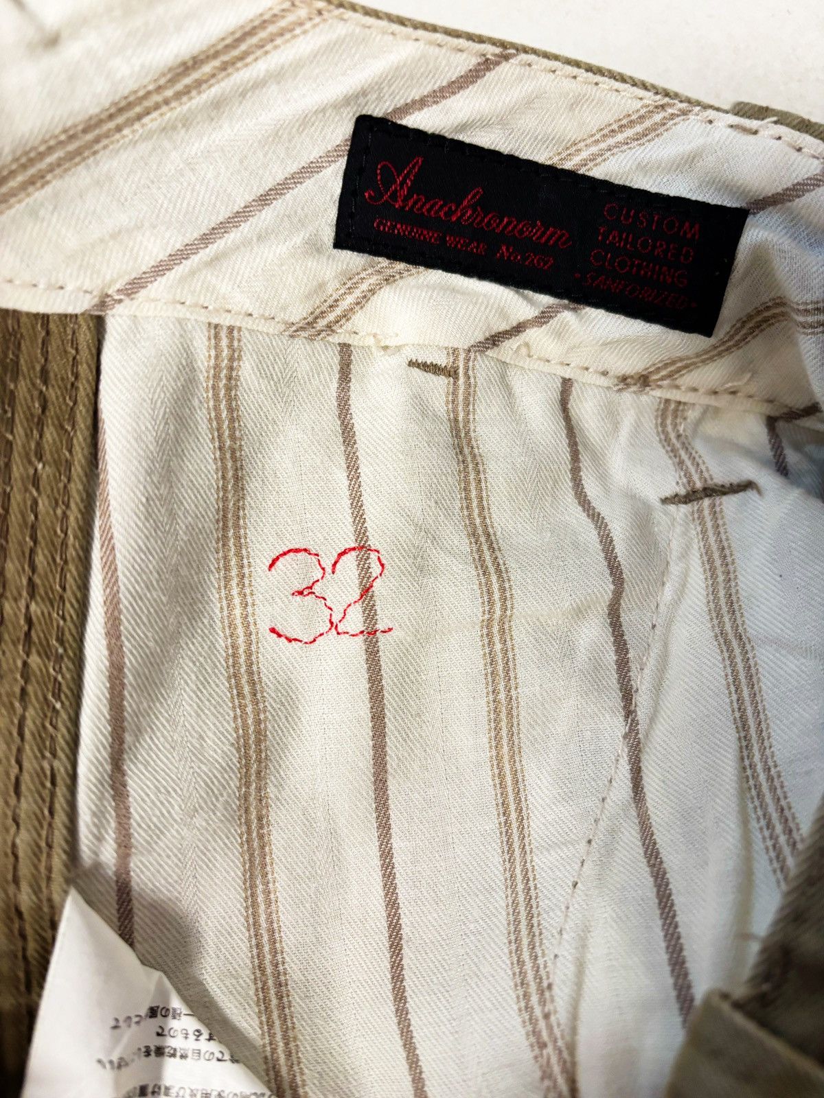 ANACHRONORM ANACHRONORM chinos, heritage Japanese style Size US 32 / EU 48 - 4 Thumbnail