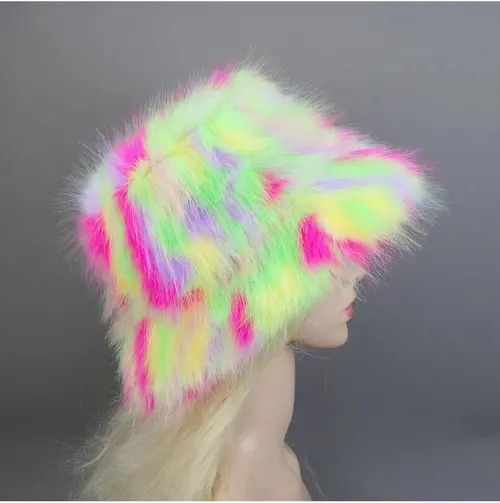 Other Soft Faux Fox Fur Beanies Hat Size ONE SIZE - 2 Thumbnail